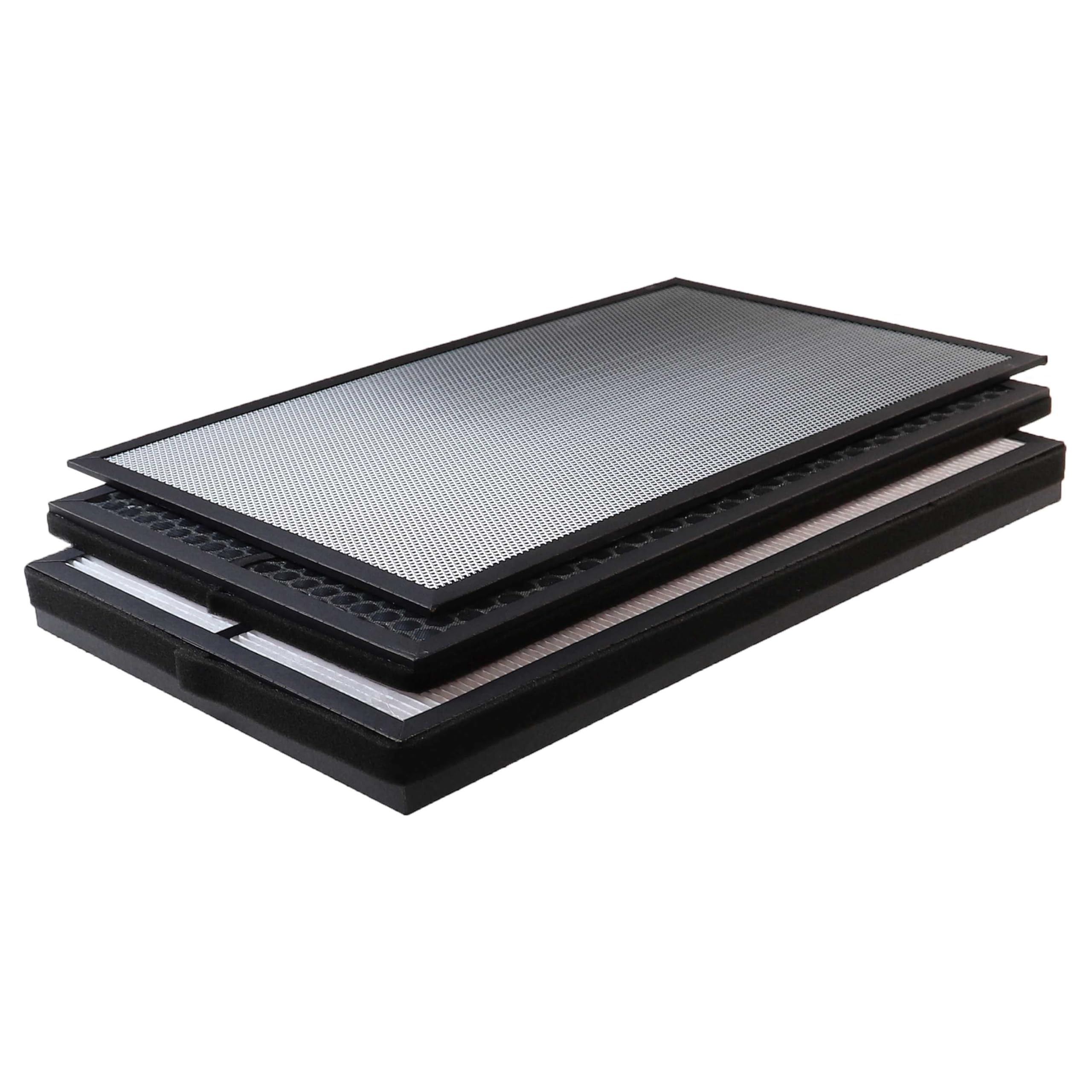 vhbw 3-teiliges Filter-Set Ersatz für Baren XD6061F0 für Luftreiniger