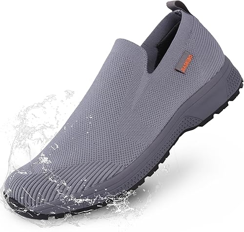 Zapatos de trabajo antideslizantes para hombre, zapatos de chef impermeables para cocina, hospital, antideslizantes, con amortiguación de aire, con