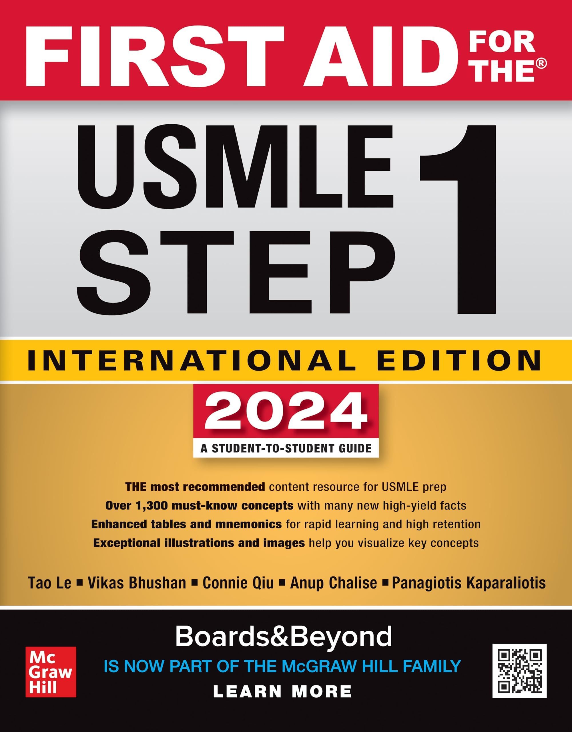 IE FIRST AID USMLE STEP 1 2024
