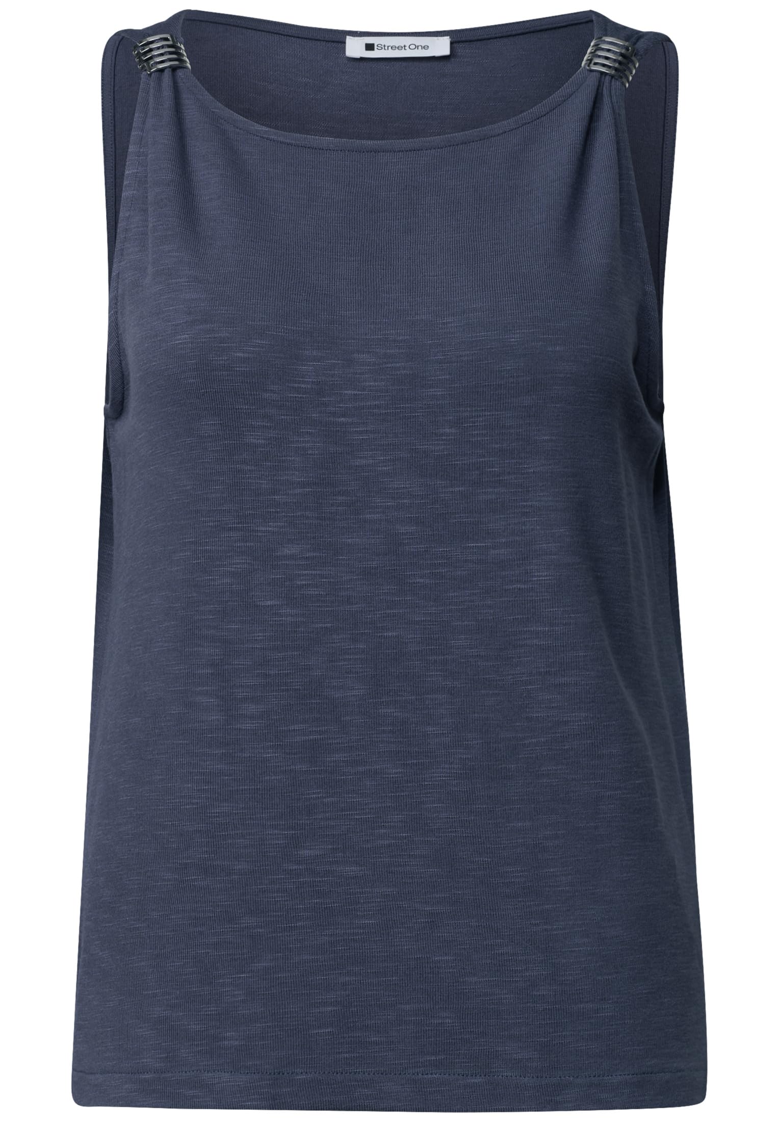 Street One 3230500 Top con Escote Barco y Detalle en los Hombros Mujer (Pack de 1)