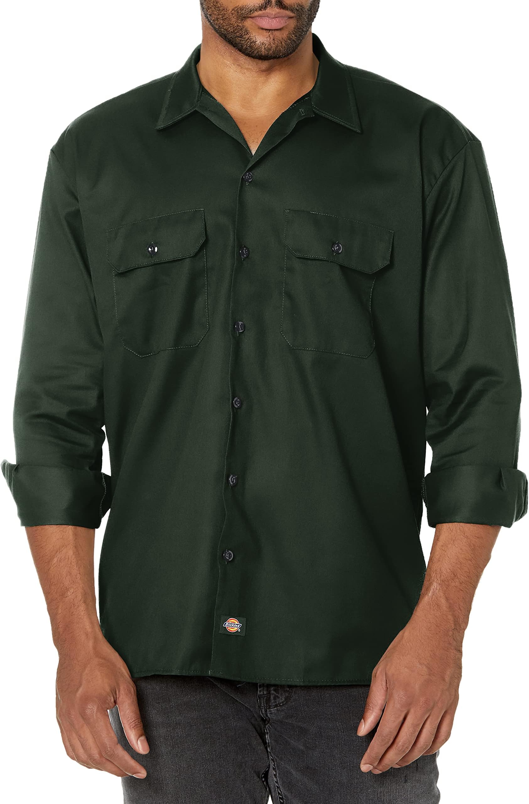 Dickies Men's Long Sleeve Work Shirt - P