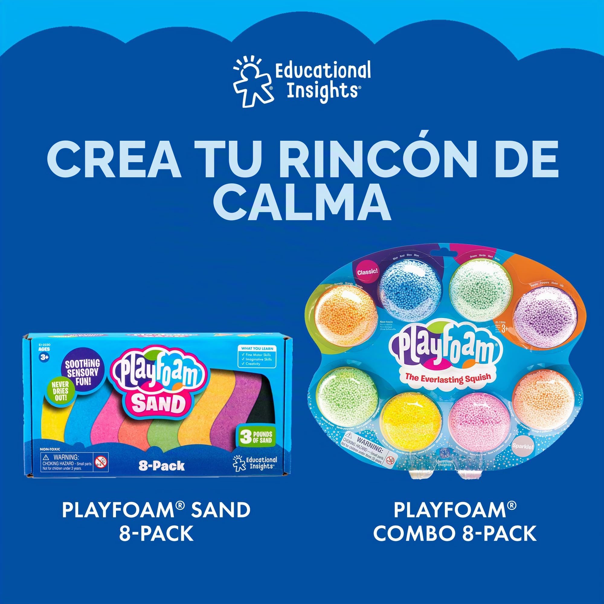 Learning Resources Playfoam Sand Esferas Calmantes 2237, A Partir de 5 Años, Juego Sensorial, Relajación y Mindfulness, con Bandeja y Esferas