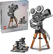LEGO Disney Walt Disney Tribute Camera Building Set - Bedroom or Office Decor for Men & Women, Ages 18+ - Collectible Craft Model Kit - Gift Idea for Fans - 43230