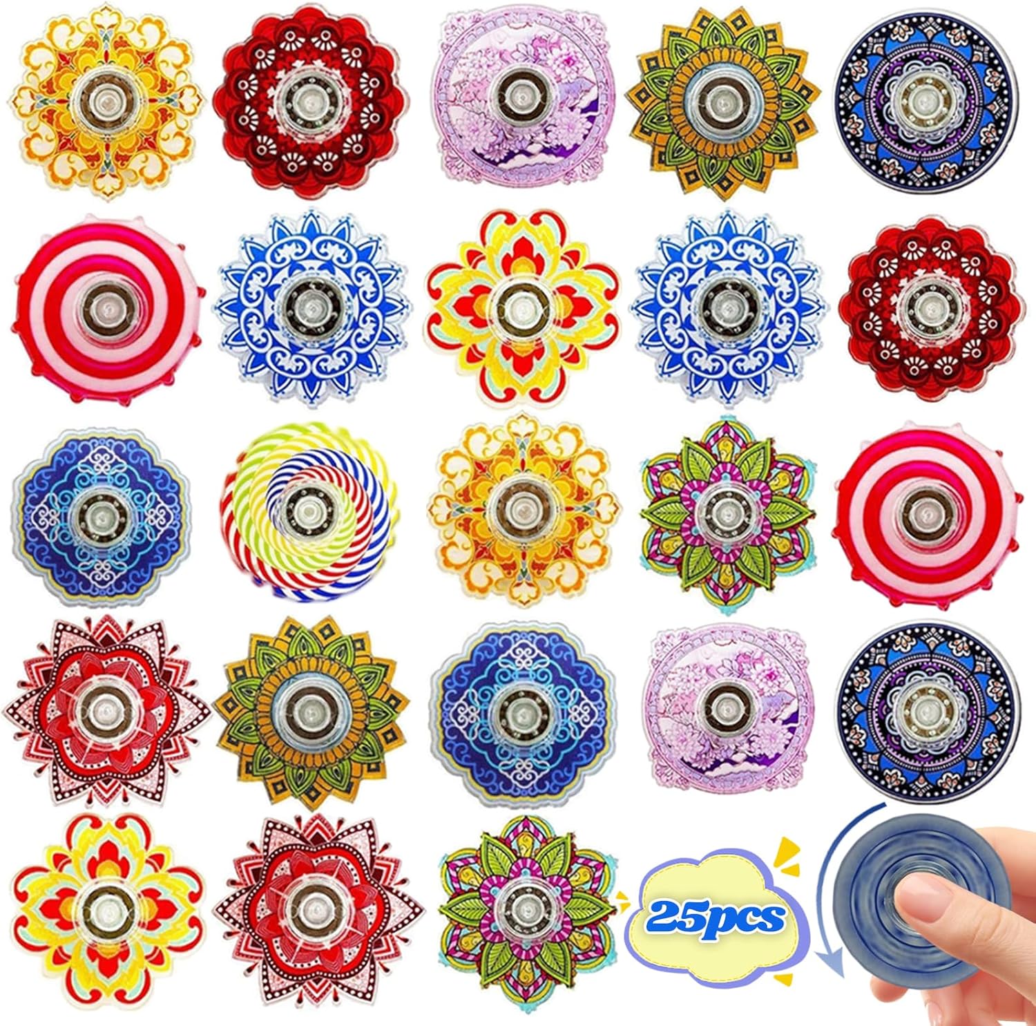 25 Pack Fidget Spinner Mini Toys,Party Favors Supplies Birthday Gifts Easter Basket Goodie Bags Stuffers for Kids Adults,Sensory Toys for Boys Girls Stress Relief,Treasure Box Toy Classroom Prizes 25 Pack Fidget Spinner Mini Toys,Party Favors Supplies Birthday Gifts Easter Basket Goodie Bags Stuffers for Kids Adults,Sensory Toys for Boys Girls Stress Relief,Treasure Box Toy Classroom Prizes