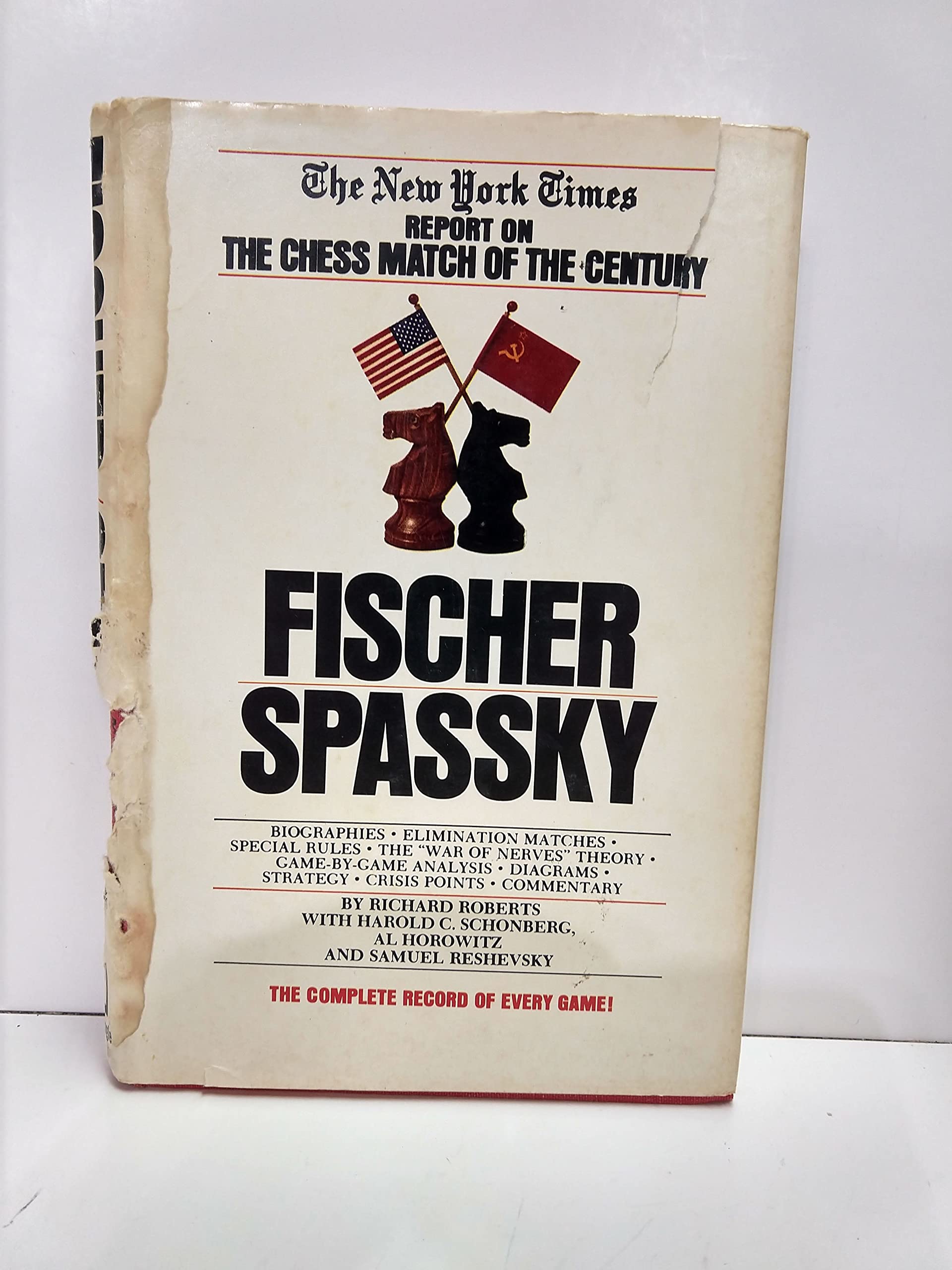 Buy Fischer/Spassky: The New York Times Report on the Chess Match of the Century — BookShops.in
