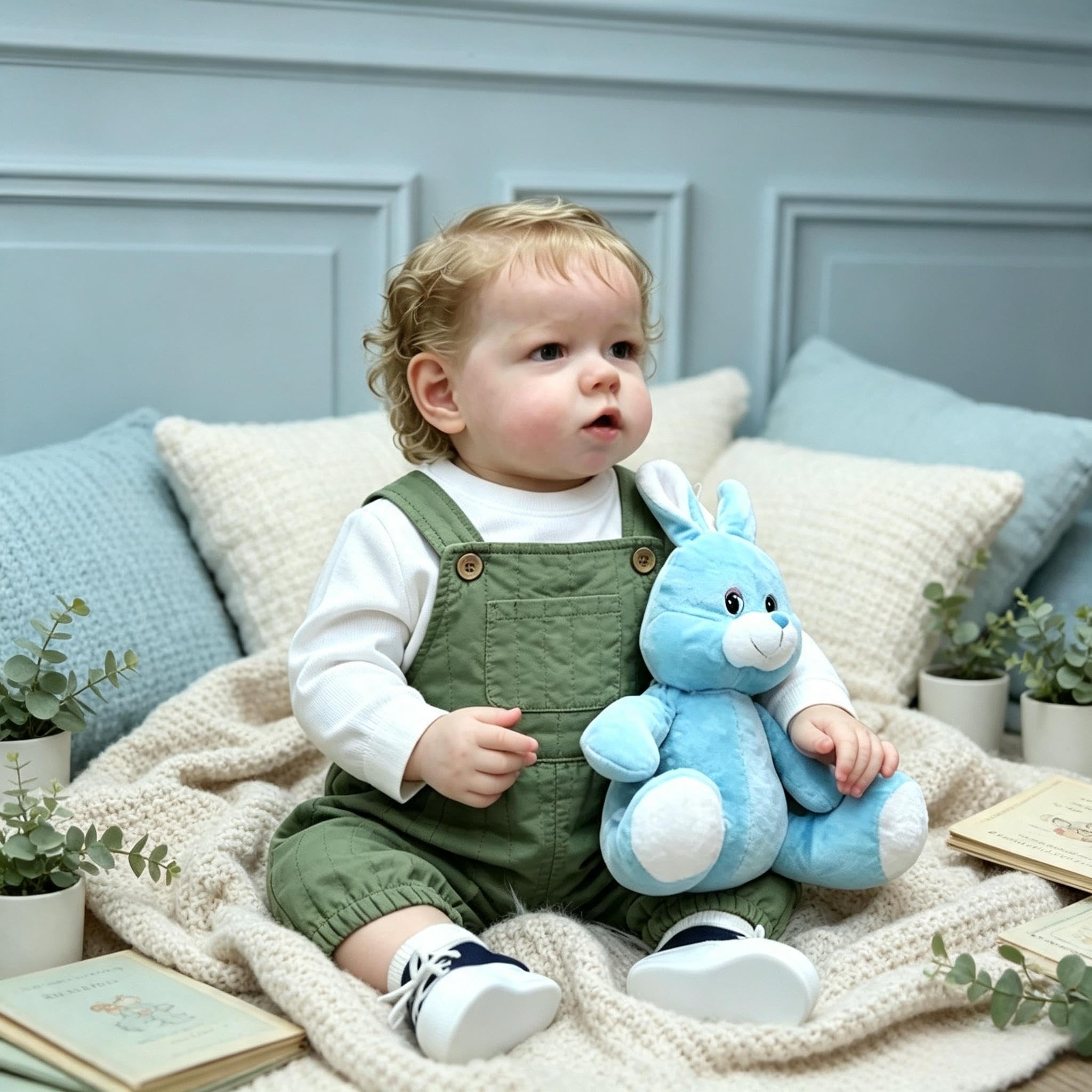 Realistyczne lalki Reborn 71 cm, duży rozmiar, Reborn Baby Dolls Boy z blond kręconymi włosami, prawdziwa lalka, miękka winylowa tkanina, ciało, realistyczna lalka dla dzieci