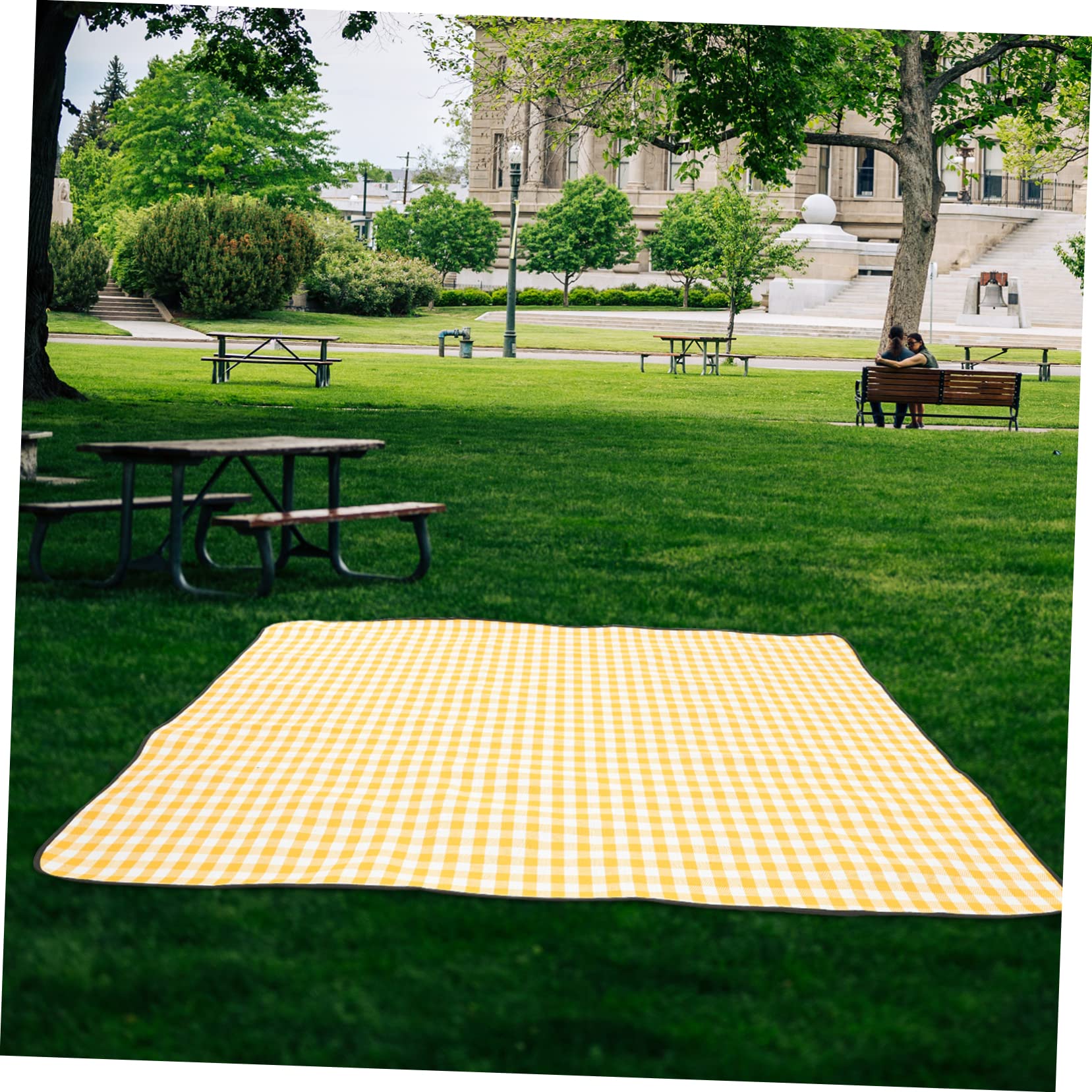 KOMBIUDA Esterilla Portátil 1.5x2m para Picnic Playa Resistente Al Desgaste Cómoda