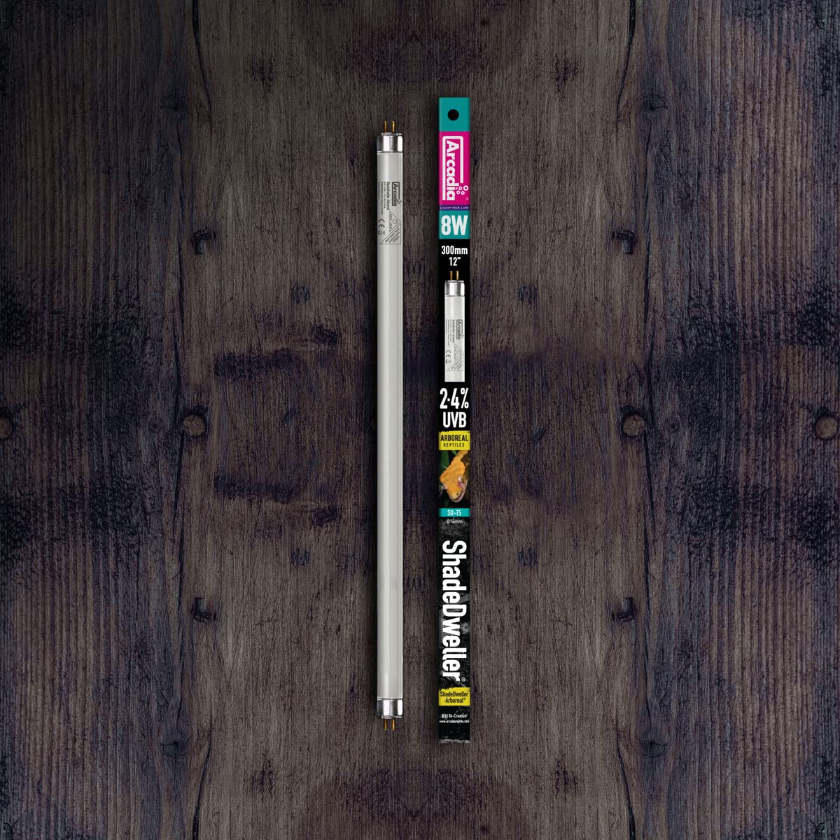 Arcadia ShadeDweller Arboreal T5 Fluorescent Tube 8W 2.4% UVB