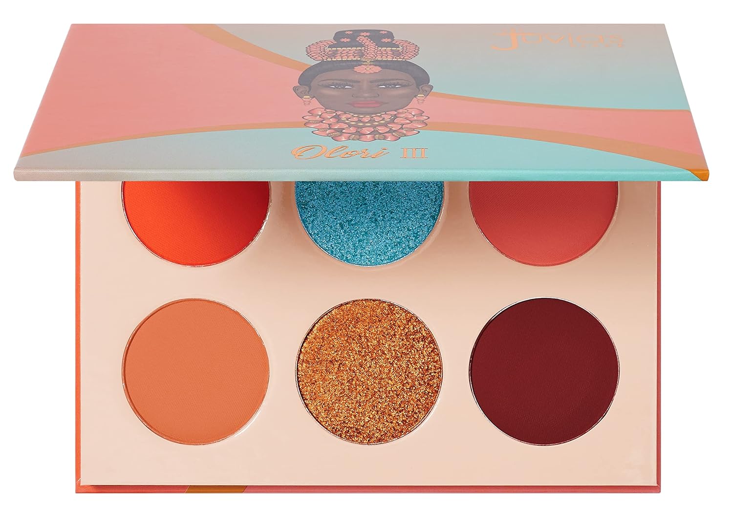 Juvia's Place Coral, brown, Bronze Eyeshadow Palette