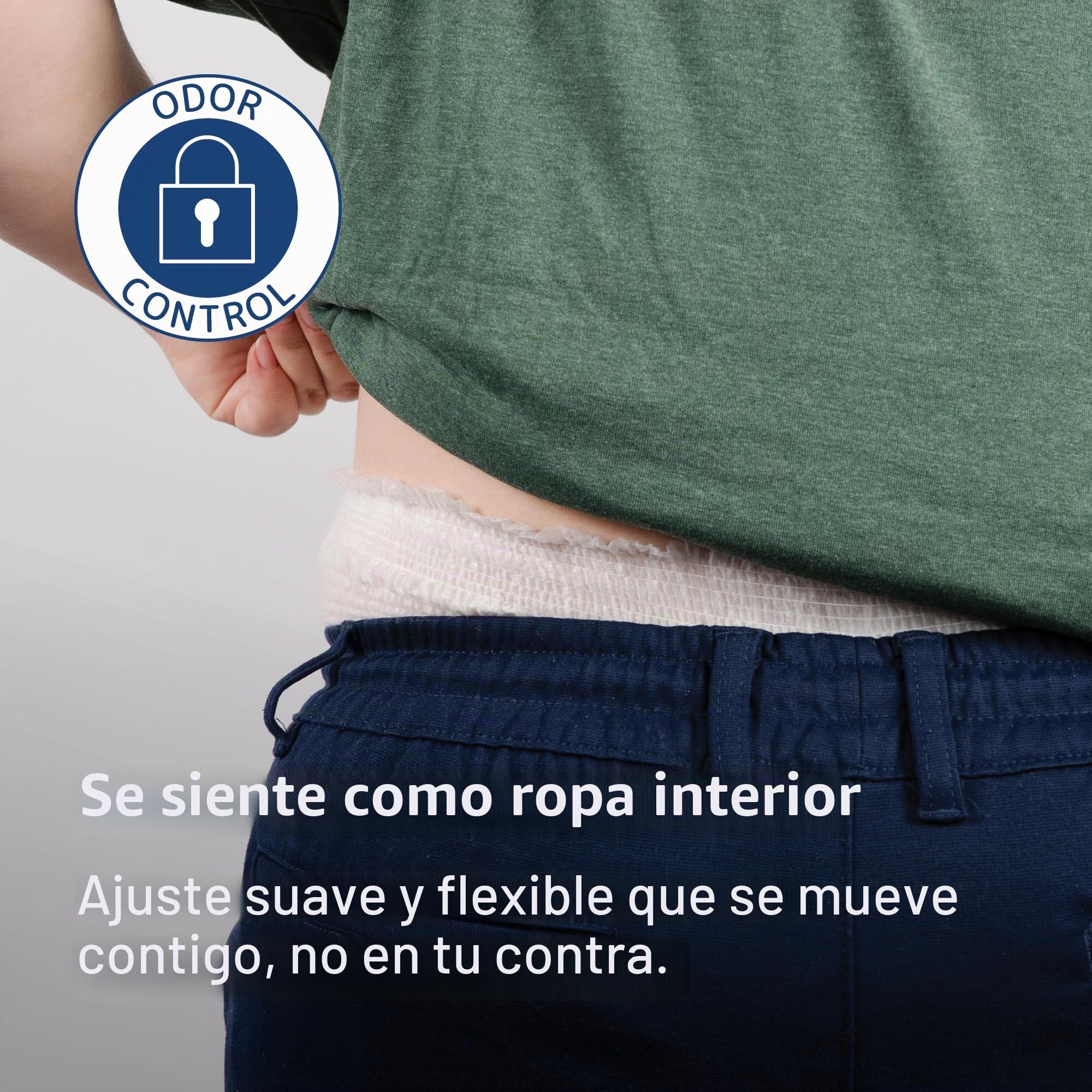ABENA L3 - Pantalones de incontinencia para adultos, 6 paquetes de 15, 2400 ml | Pack 6 x 15 Un