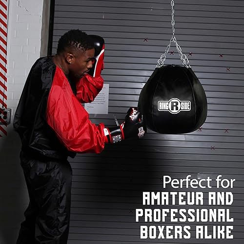 Miniatura 5 de Ringside Head Shot Heavy Bag, Soft-Filled, Powerhide Punching Bag for Boxing, MMA, Muay Thai, and More, Includes Heavy Bag Chain and Swivel