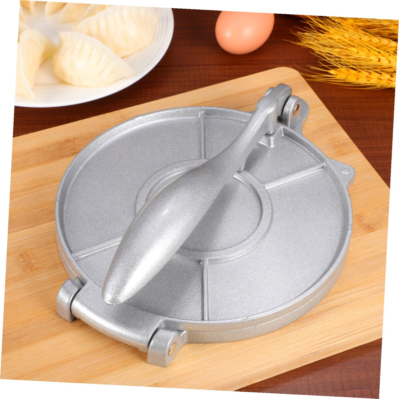 Pressa Lega Argento in Tortilla Alluminio di Rotonda