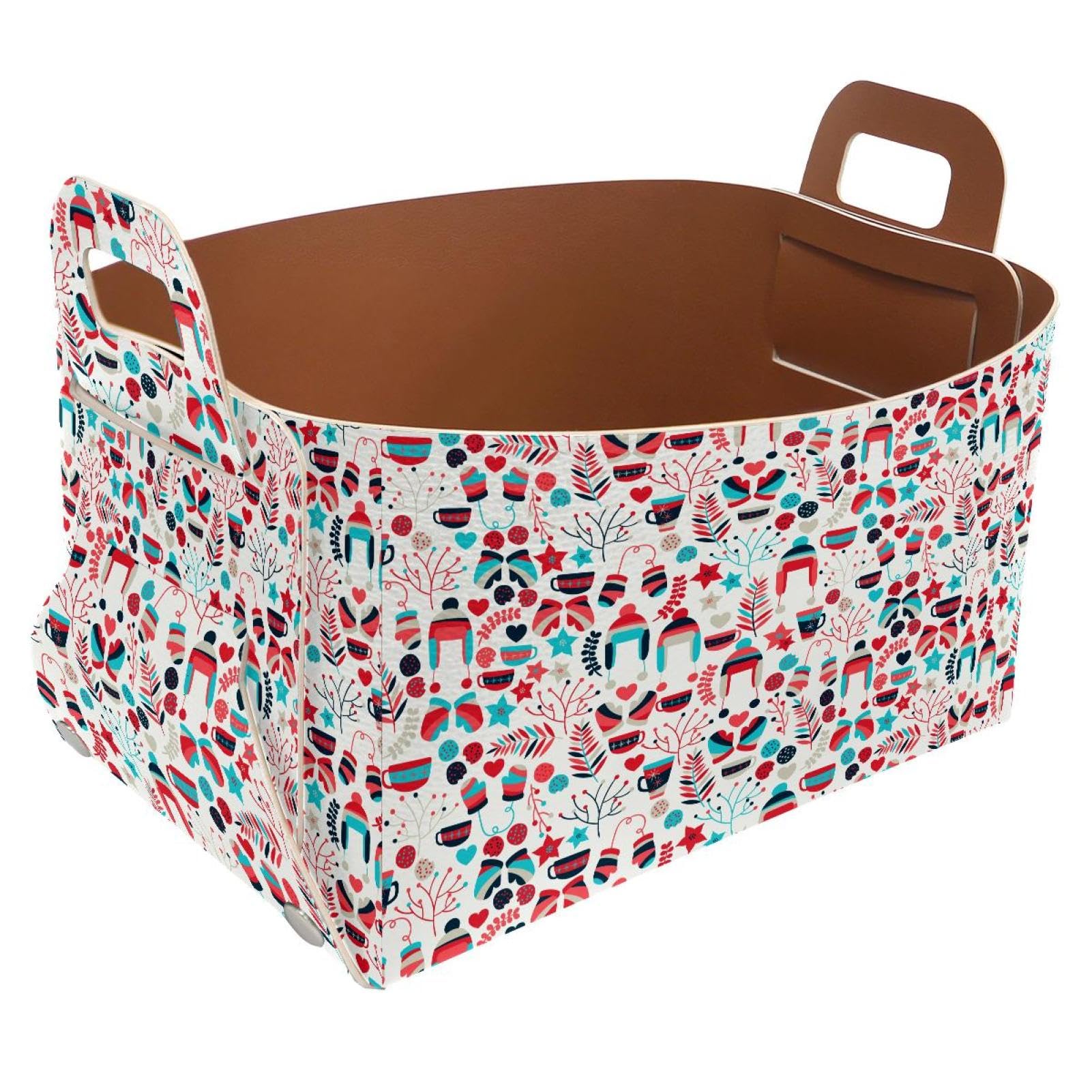 Panier pliable avec poignées compact et robuste pour buanderie