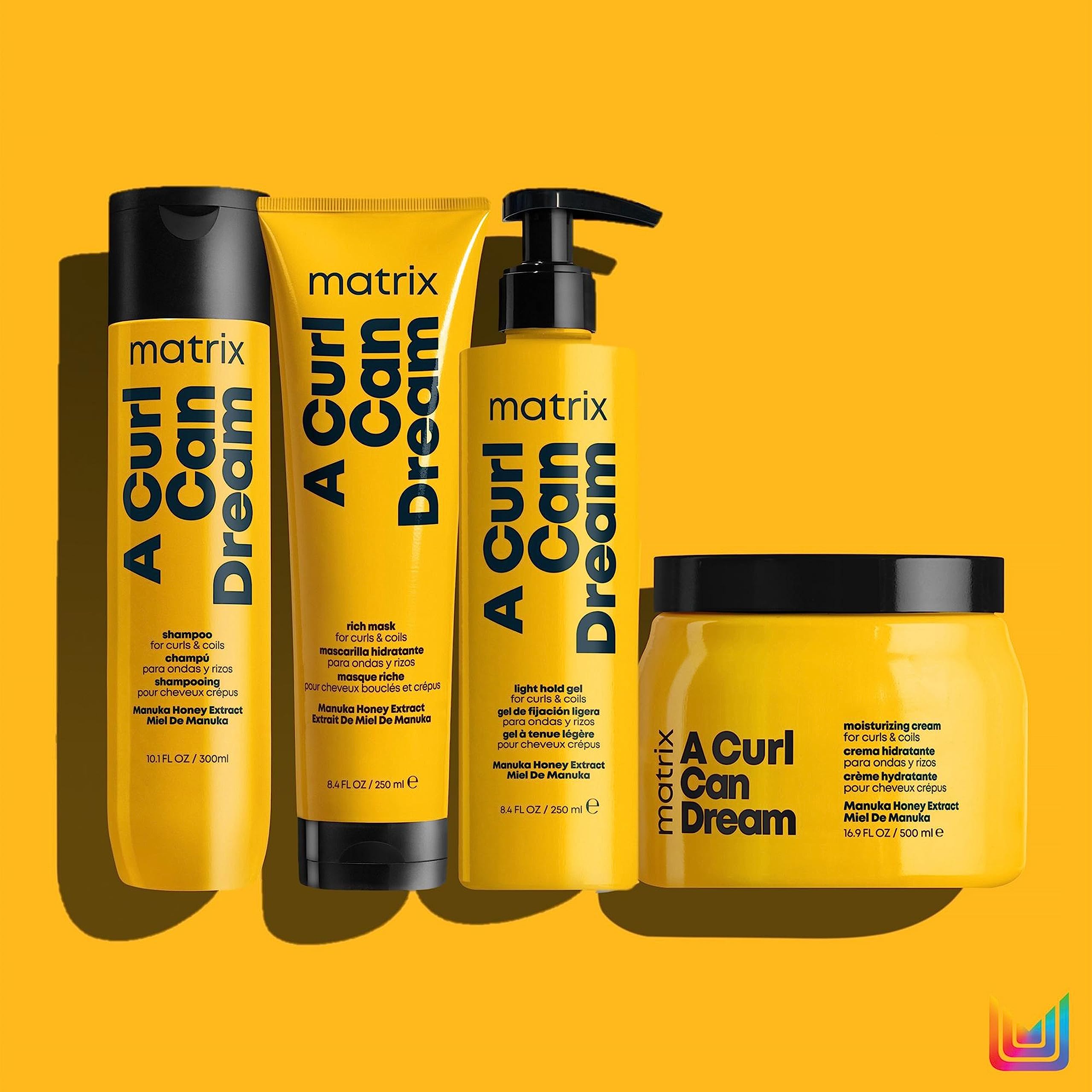 Matrix Leave-In Cream für definierte Locken und Wellen, Mit Manuka-Honig Extrakt, A Curl Can Dream Leave-In Cream, 1 x 500 ml