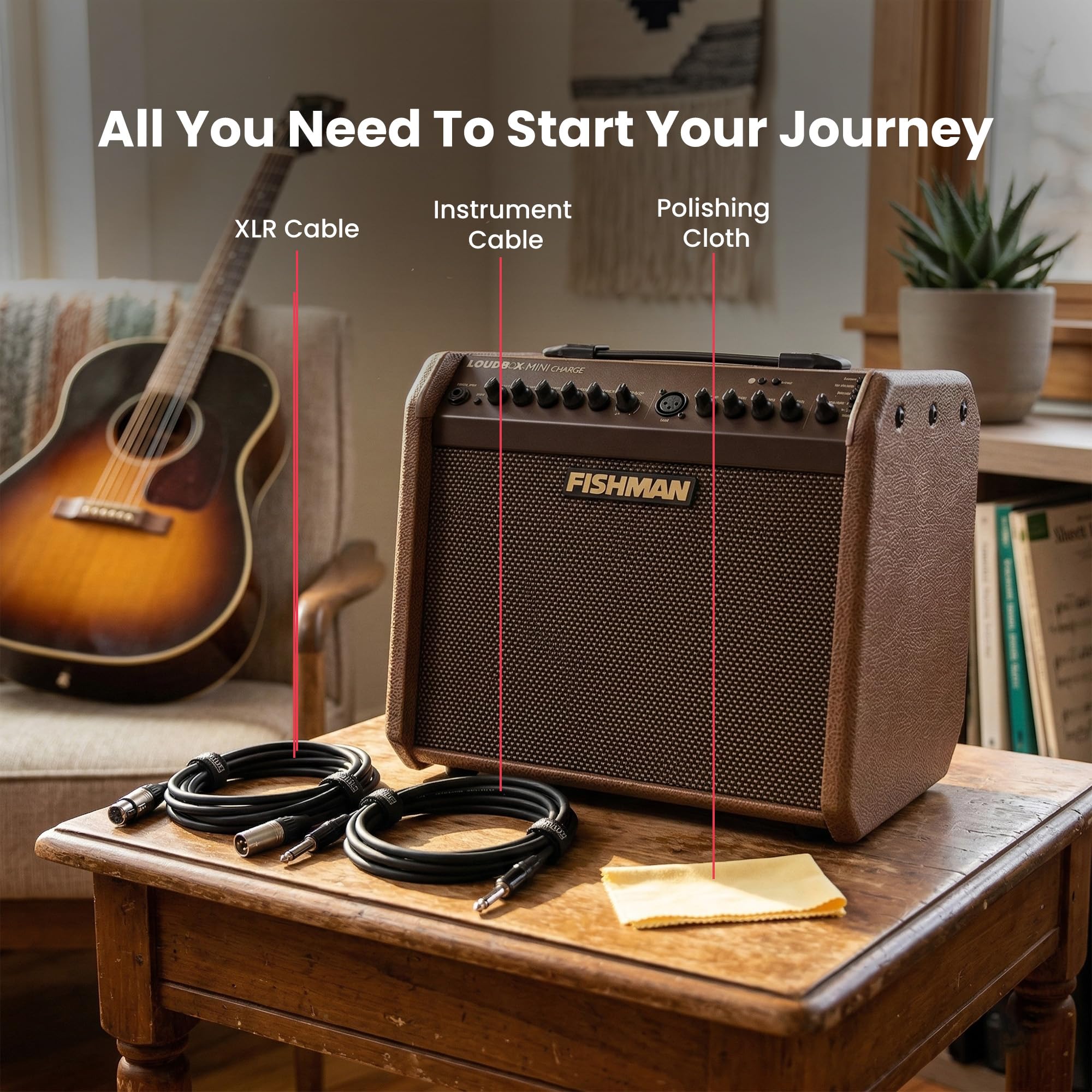 Amazon.com: Fishman Loudbox Mini Charge Battery-Powered 60-Watt