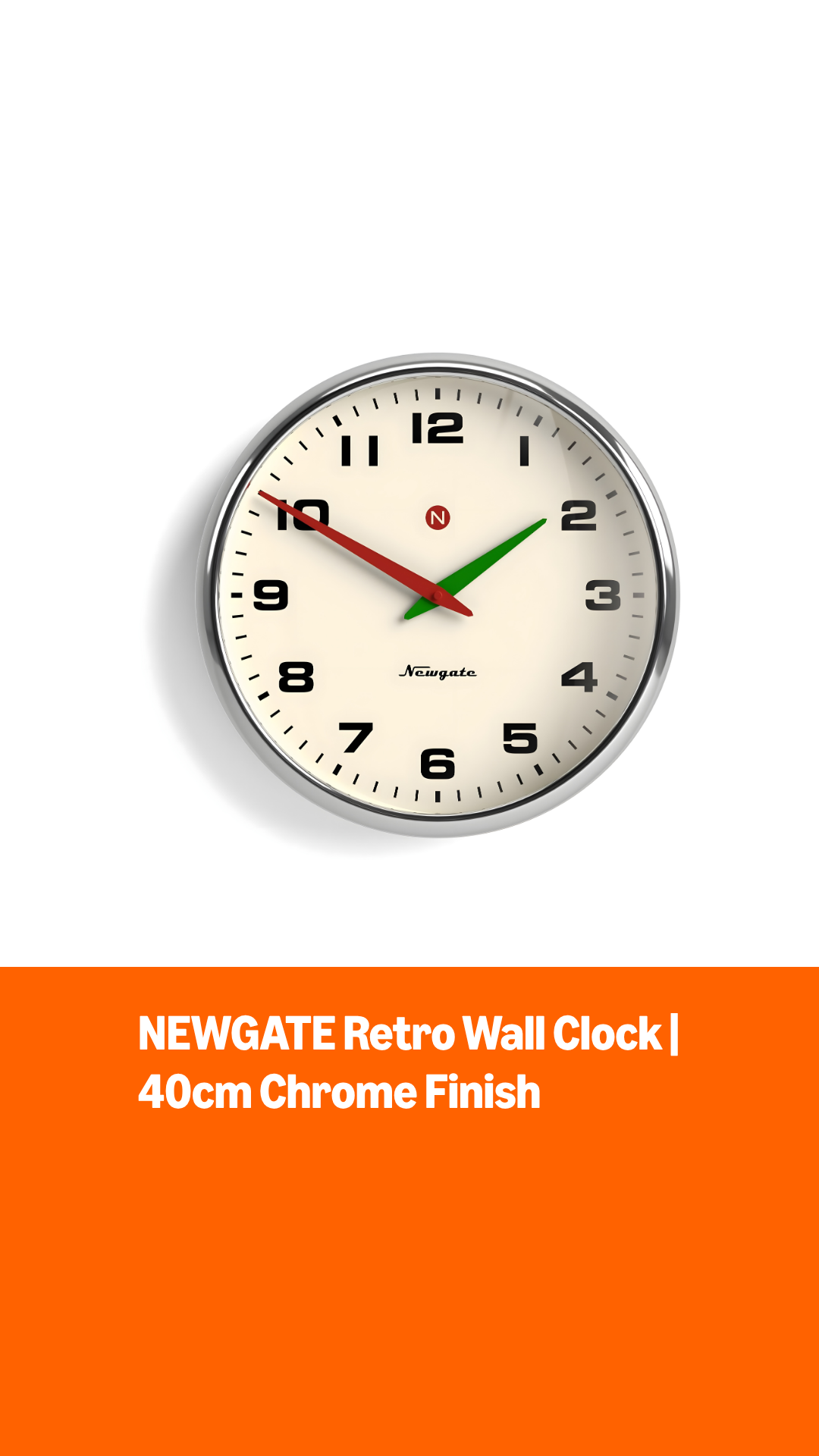 Amazon.com: NEWGATE® Superstore wall Clock | Large Retro Metal