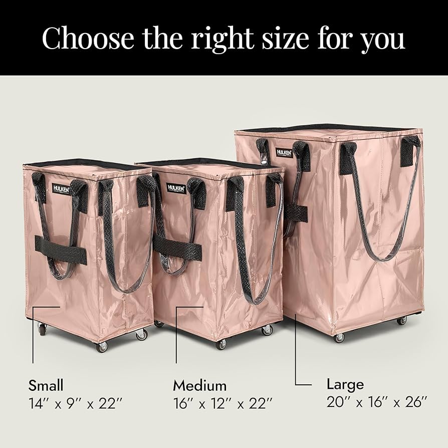 Amazon.com: HULKEN (Small, Rose Gold) Reusable Grocery Bag