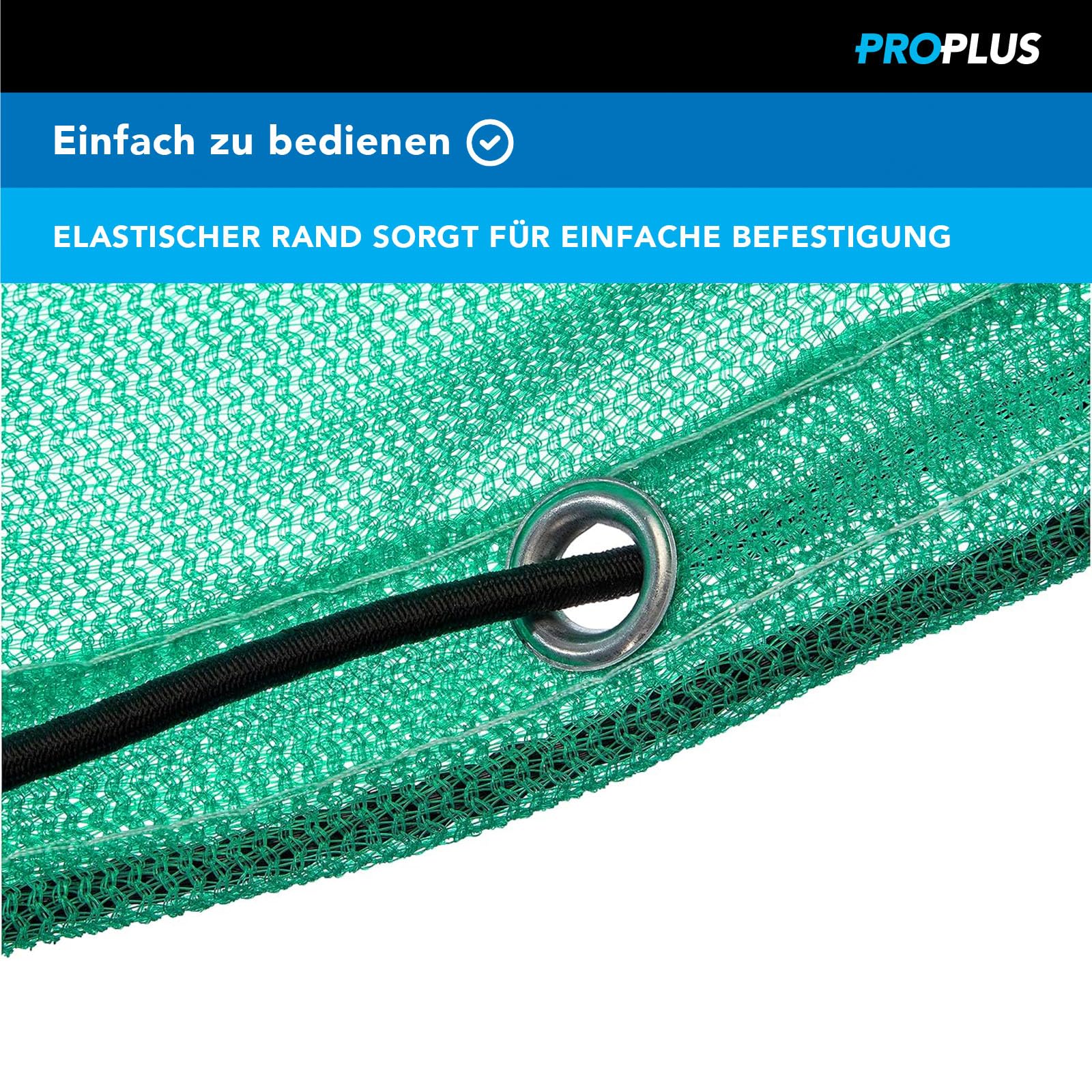 ProPlus 340792 Anhängernetz feinmaschig 2,5x4,5m Gummiseil Ladungssicherung