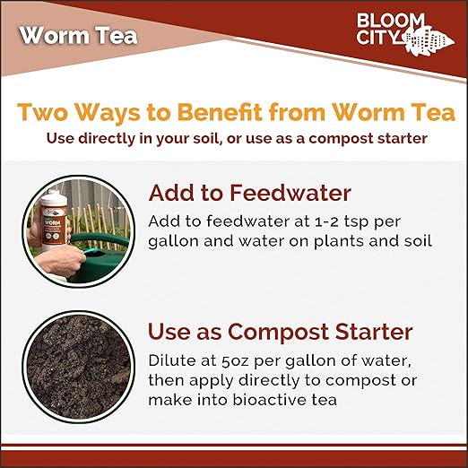 Bloom City Concentrado Orgánico de Té de Lombriz 8 oz miniatura 4
