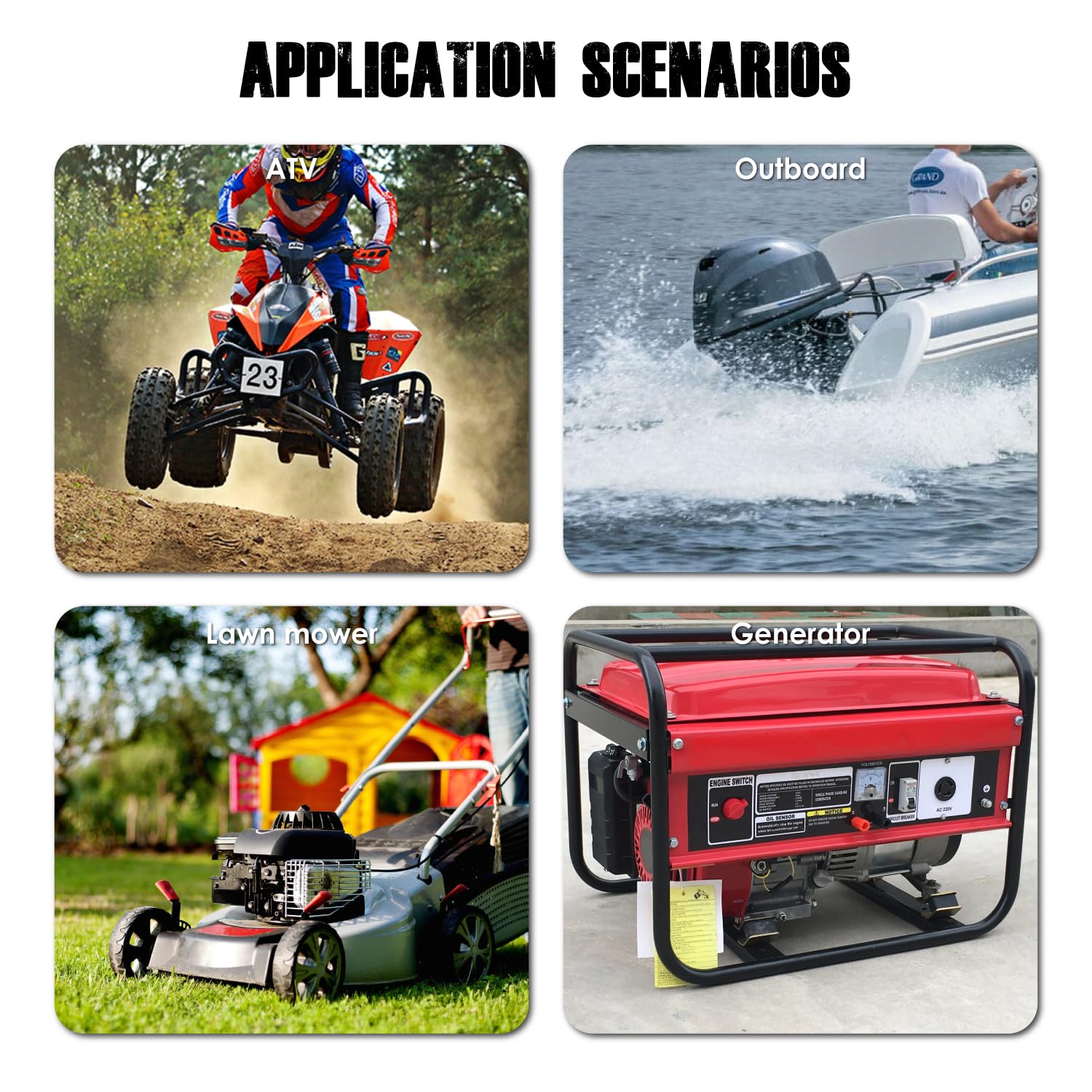 Multifunzione Hour Meter, Record Total Hours & IP65 Waterproof Design per Lawn Mower Tractor Generator Compressor