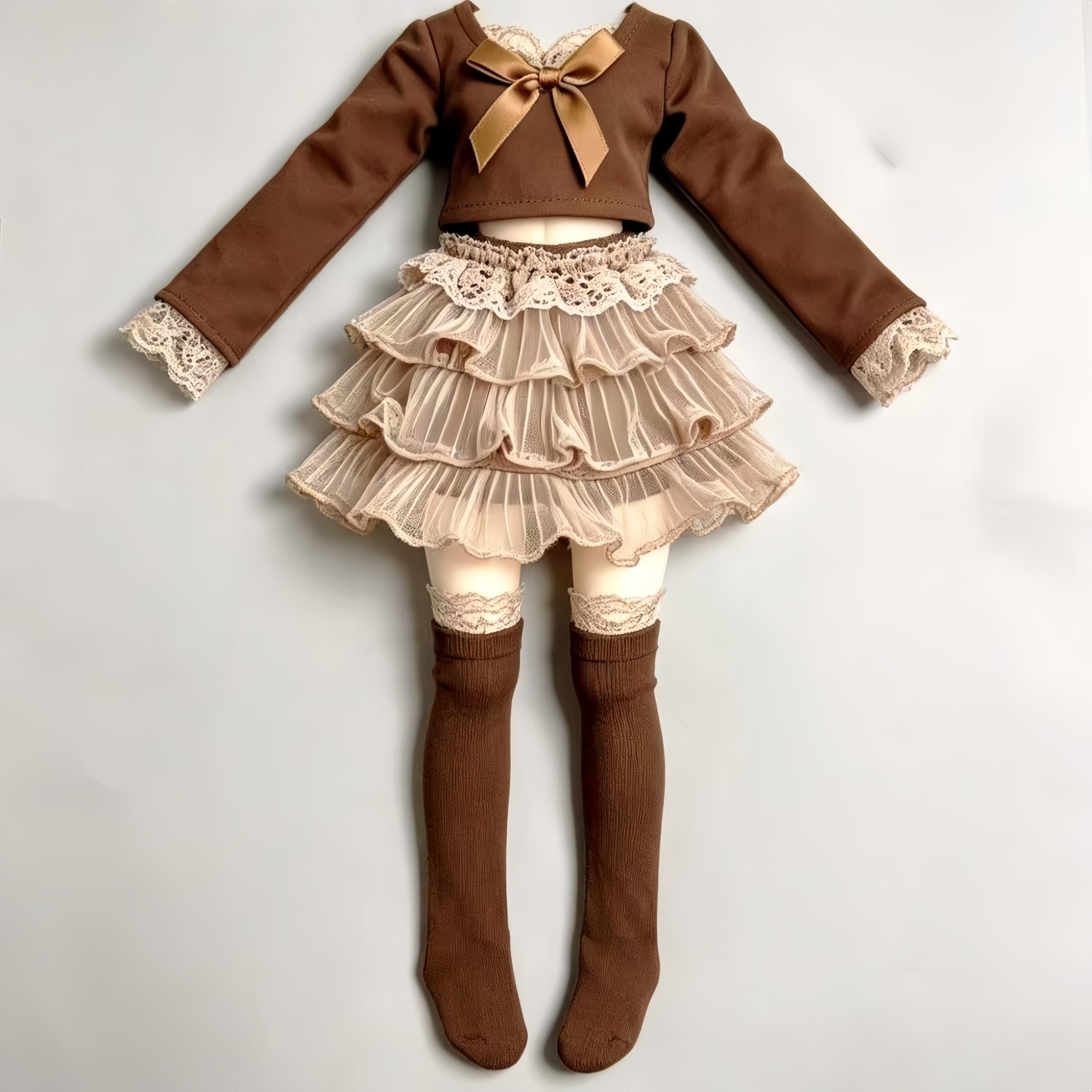BJD - Vestiti per bambole, fatti a mano, adatti per bambole BJD da 1/3 1/4 1/6 (G, 1/6)