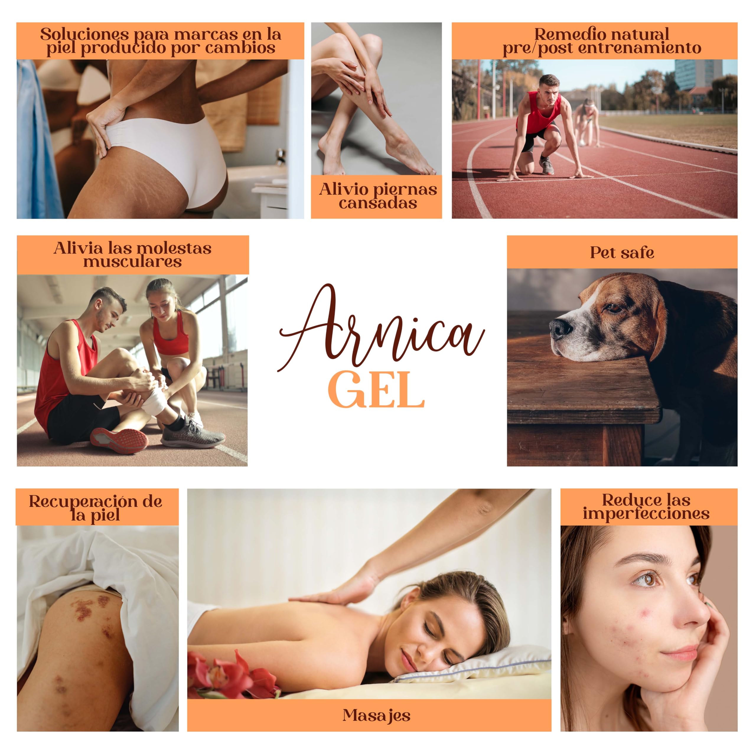 Gel di Arnica Montana al 90% 5000 ml Balsamo ad Alta Concentrazione Alleviare Tensioni Muscolari Gambe Stanche Rilassamento Recupero Muscolare Dopo l'Allenamento Sportivi