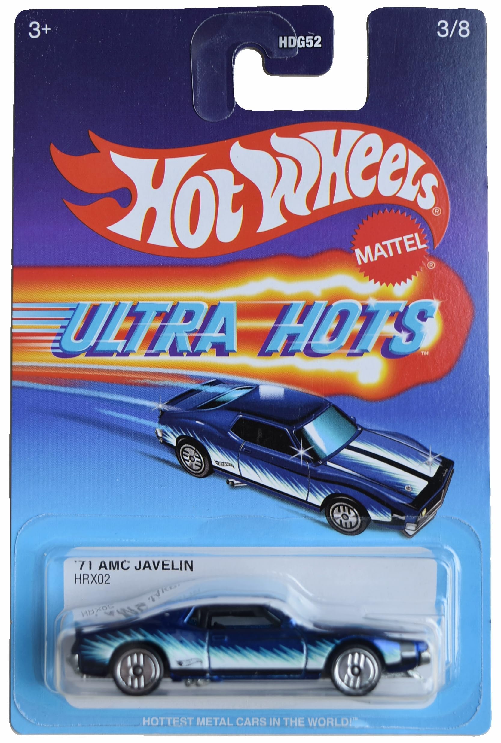 Amazon.com: Hot Wheels '71 AMC Javelin, Ultra Hots 3/8 [Blue