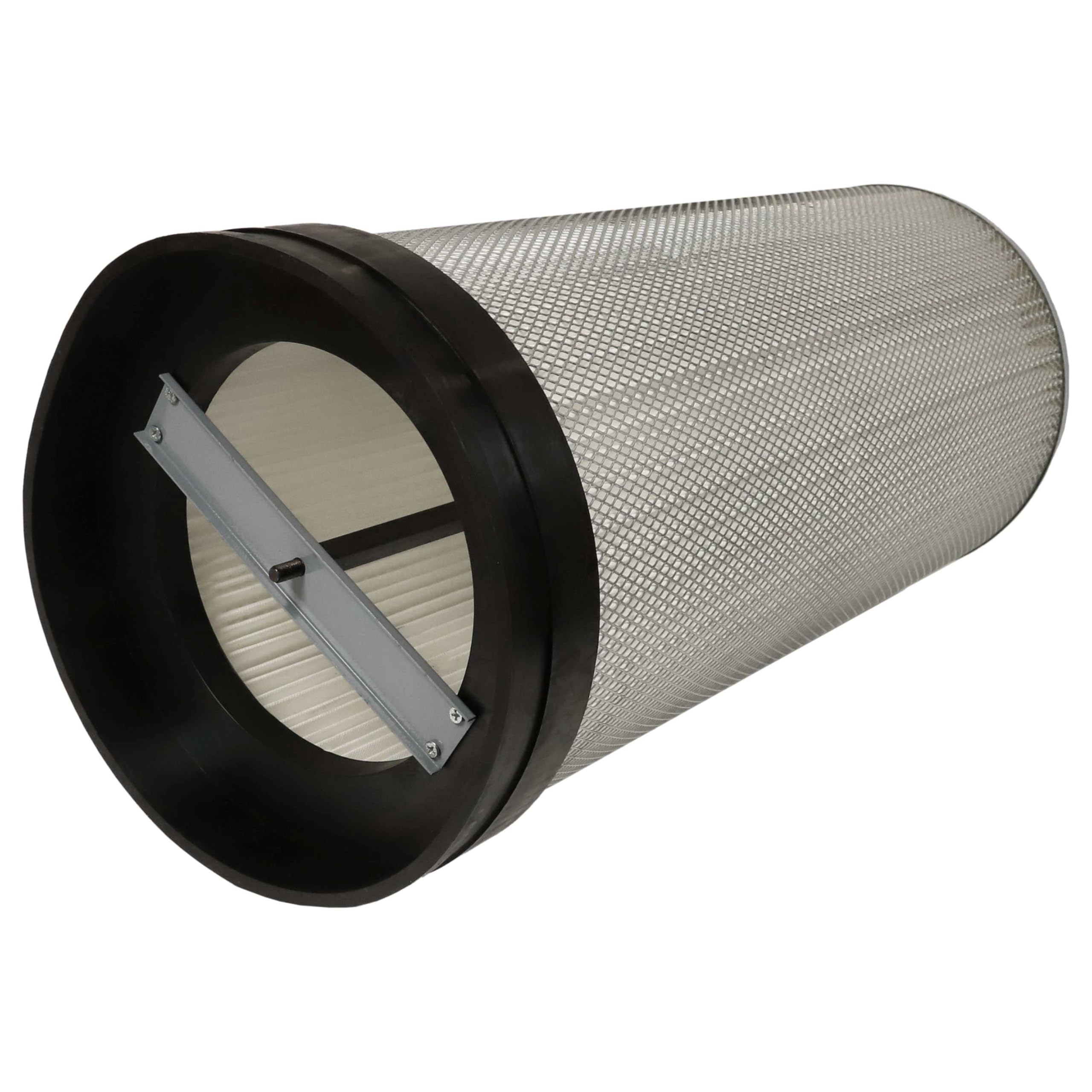 vhbw 2x Feinstaubfilter Ersatz für Holzmann ABSFF850 für Absauganlage | Feinstaub-Filterpatrone mit Reinigungsbürste