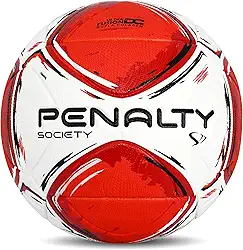 Bola Society Penalty S 11 R2 XXIIV - Branca/Vermelha