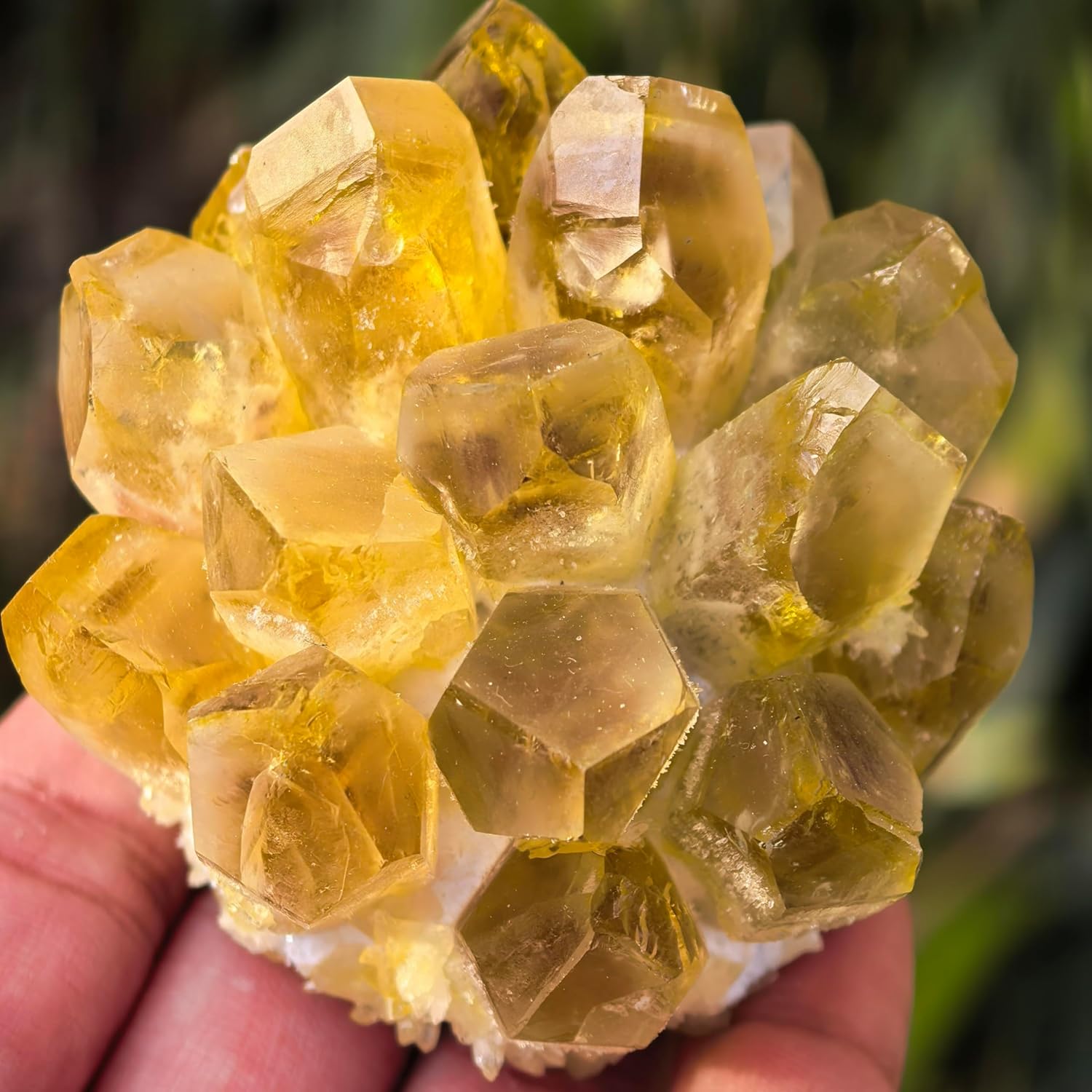 Crystal Cluster Reiki Healing Stone Natural Quartz Point Mineral Crystal Specimen Home Decor Gift (About 220g Citrine)
