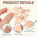 Computer Parts IC Chipset GPU CPU Thermal Heatsink Copper Pad Shim Size 20 x 20 x 1. 2mm Pack Of 20 gallery image