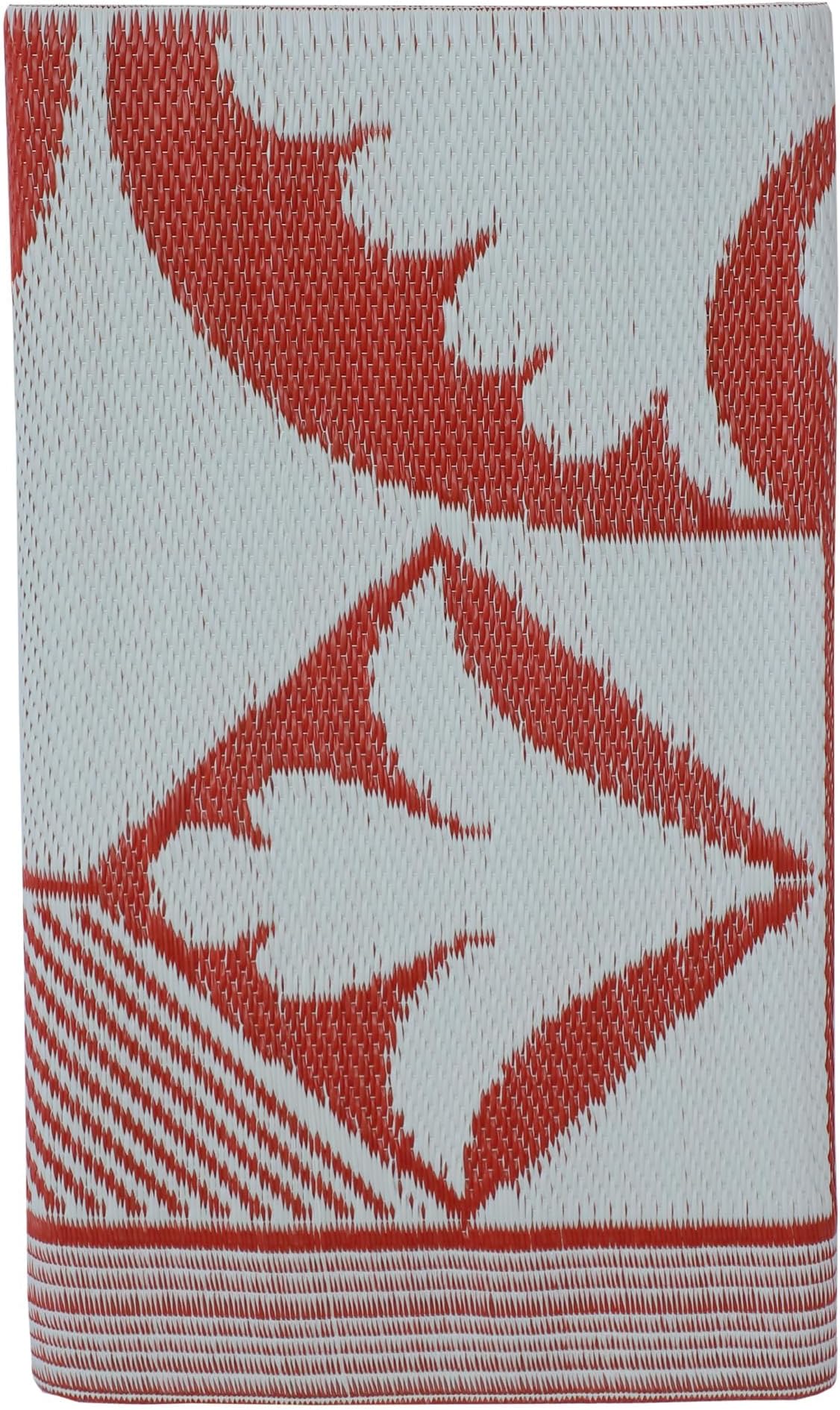 RED Crush Plastic Floor Mat Chatai Multi Color and Design, Export Quality |Mat for Sleeping on Floor| Chatai for Sleeping on Floor | Floor Mat Sitting and Home (6 * 6 feet Chatai) Mat for Living Room