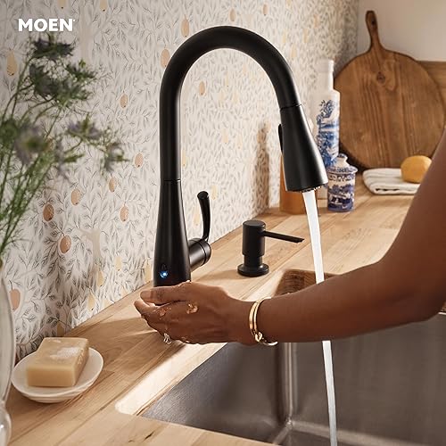 Vista 81 de Moen Essie 87014EWSRS - Grifos de cocina Acero inoxidable resistente a las manchas
