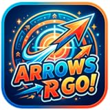 arrows puzzle, arrow clear game, blast off puzzle, space logic grids, rocket trail animation, neon puzzle game, logic escape, order of clearing, mind maze game, arrow escape, tactical brain puzzle, sequence matching, space arcade puzzle, hyper casual logic, click to clear, day night mode game, puzzle with hint