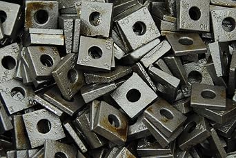 100 Malleable 5/16 Square Bevel Washers I-Beam Flange Wedge