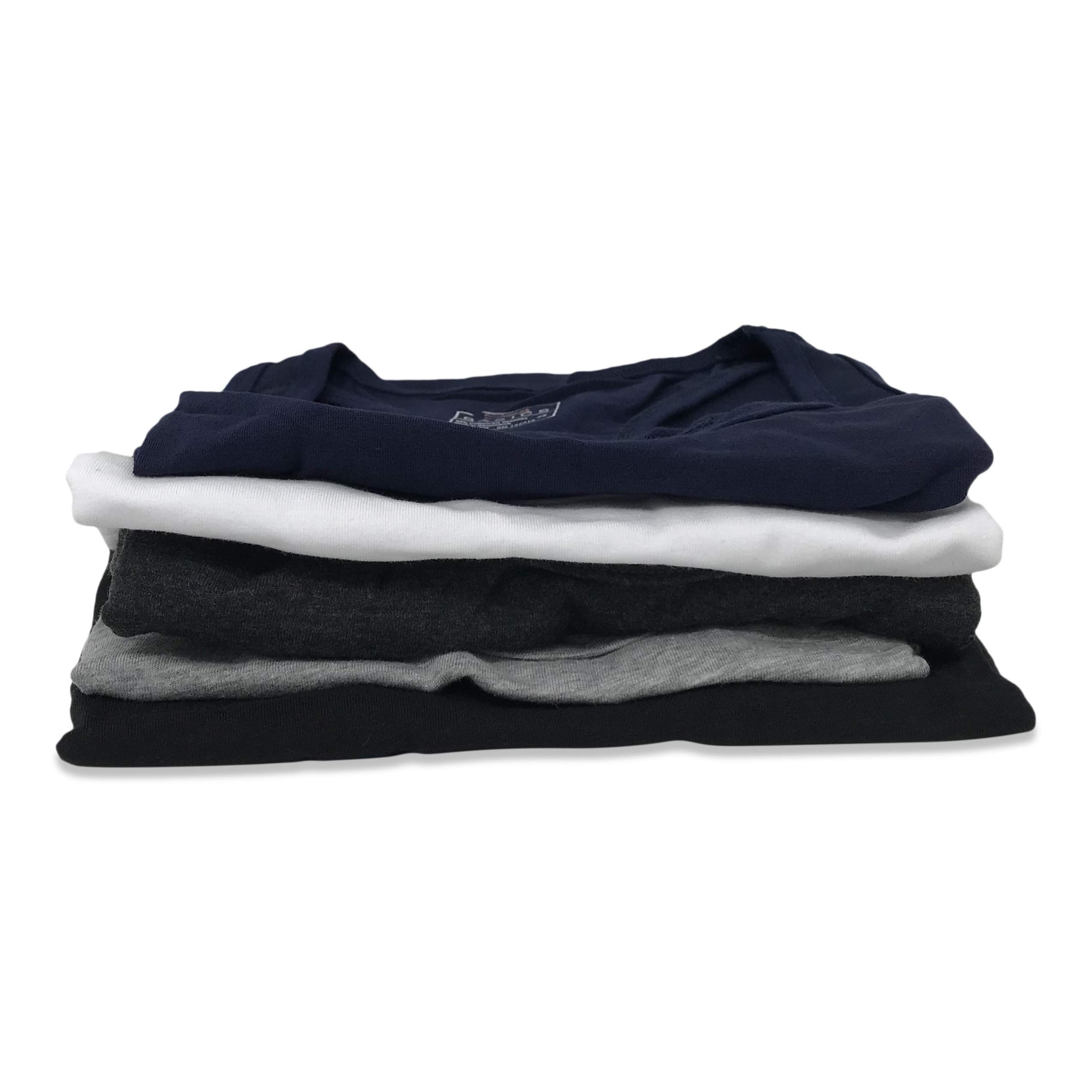 Sexy Basics Camiseta sin mangas de algodón elástica para mujer, varios paquetes y colores