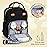 RUVALINO Diaper Bag Backpack, Multifunction Travel Pack Maternity Baby Changing Bags, Large Capacity, Waterproof, Deep Black, Polyester