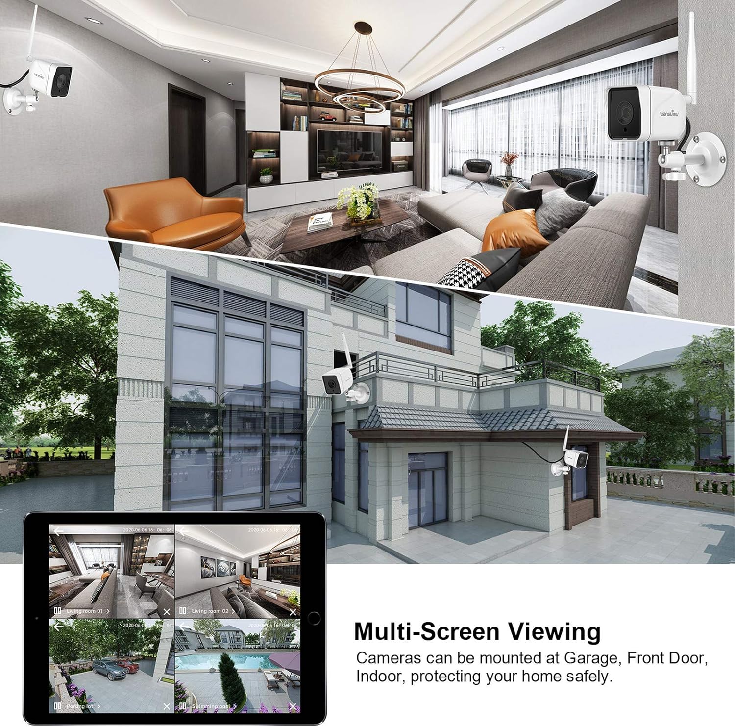 വാനുകൾview W6 camera multi-screen viewing and RTSP compatibility