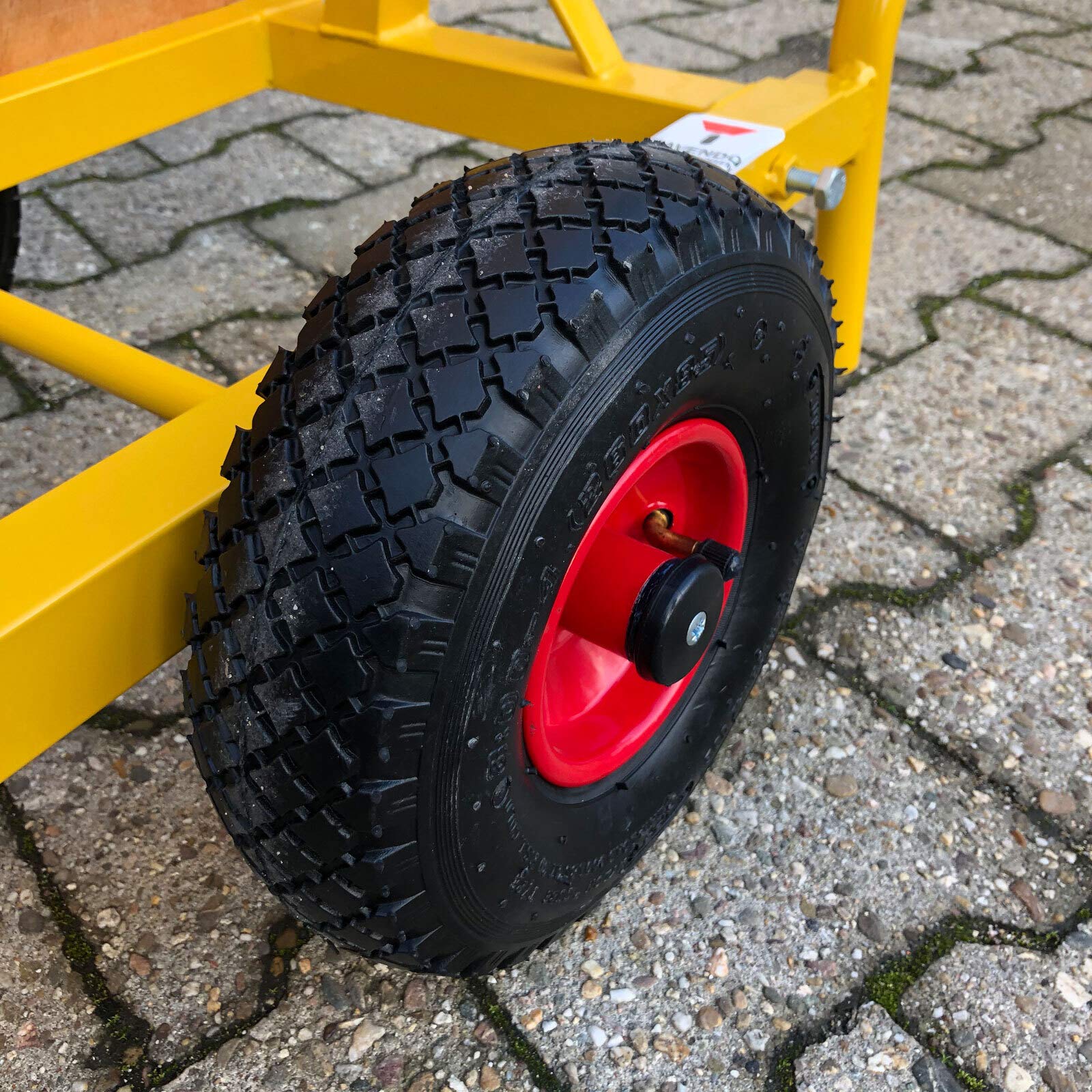 Produktbild von Plattenwagen Schwerlast – Transportkarre 300 Kg Tragfähigkeit Aus Deutschland