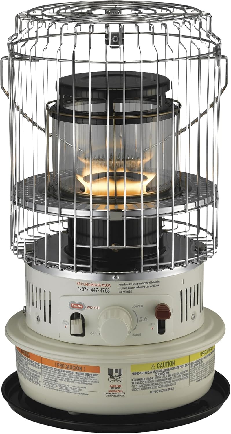 Dyna-Glo WK11C8 Indoor Kerosene Convection Heater, 10500 BTU