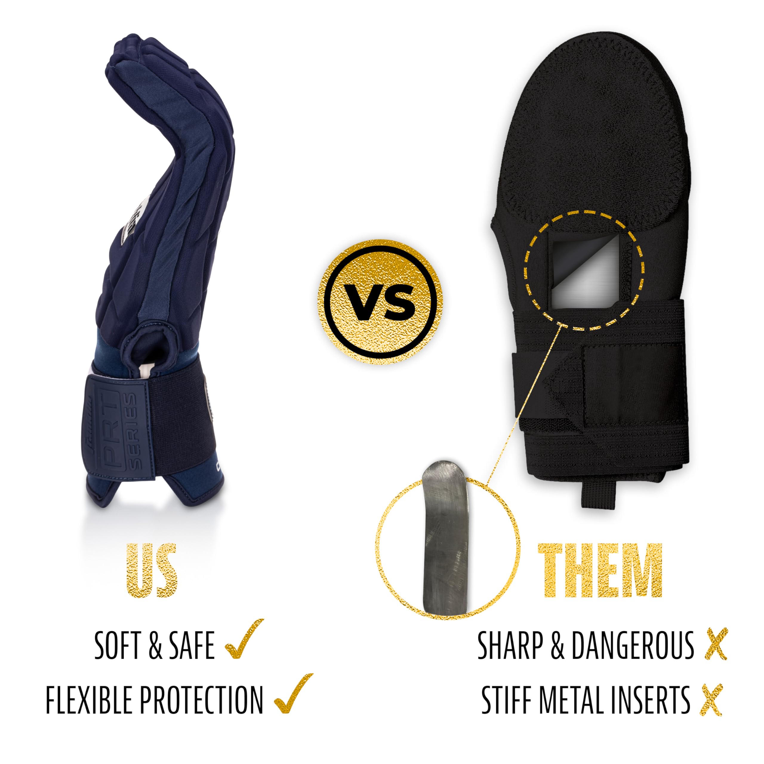 Franklin Sports Cfx Prt Adult Protective Baserunning Sliding Glove Gants de Protection Unisexe