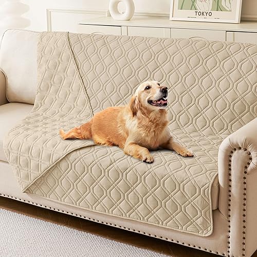 Miniatura 48 de hyha Manta impermeable para perro, manta reversible para mascotas, funda de sofá suave lavable para perros, funda impermeable para sofá para