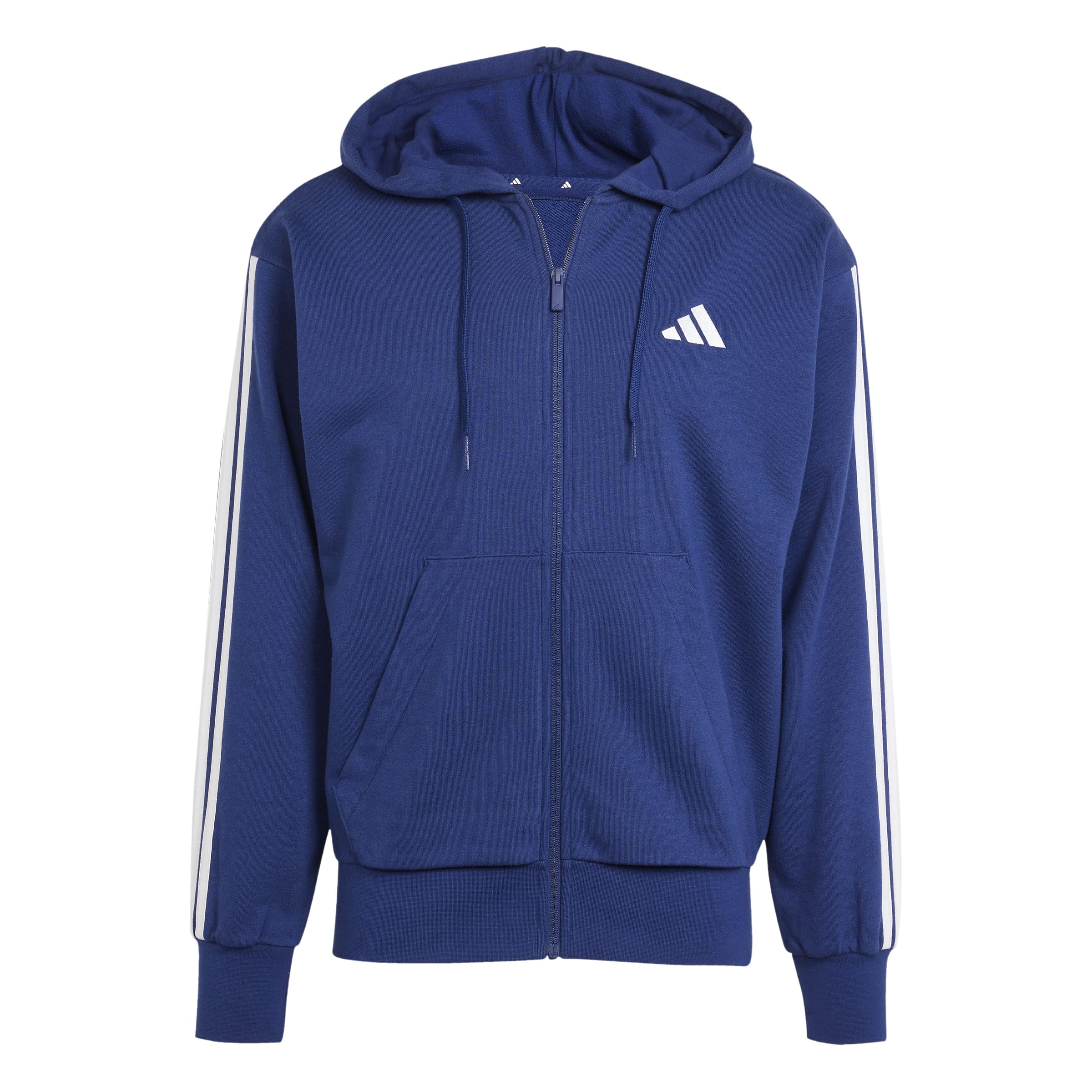 Adidas Herren Essential Three Stripes French Terry Fullzip Hoodie