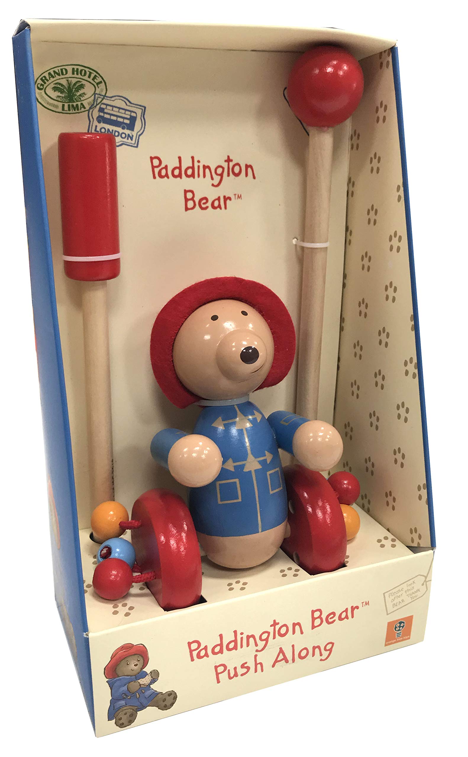 Buy Paddington Bear Toy Paddington Bear Push Along Toy, Wooden Toys