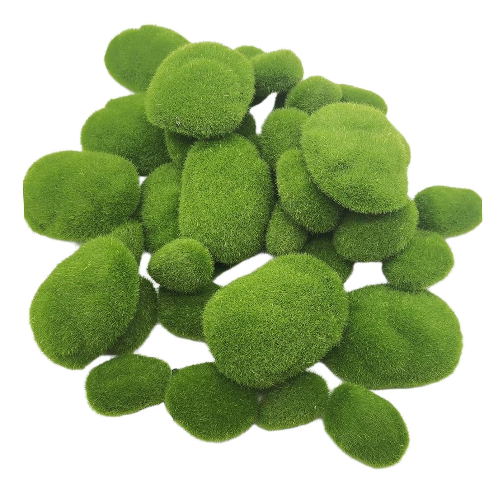 Fausses pierres pour decoration de plantes en pot afin de cacher la terre nue
