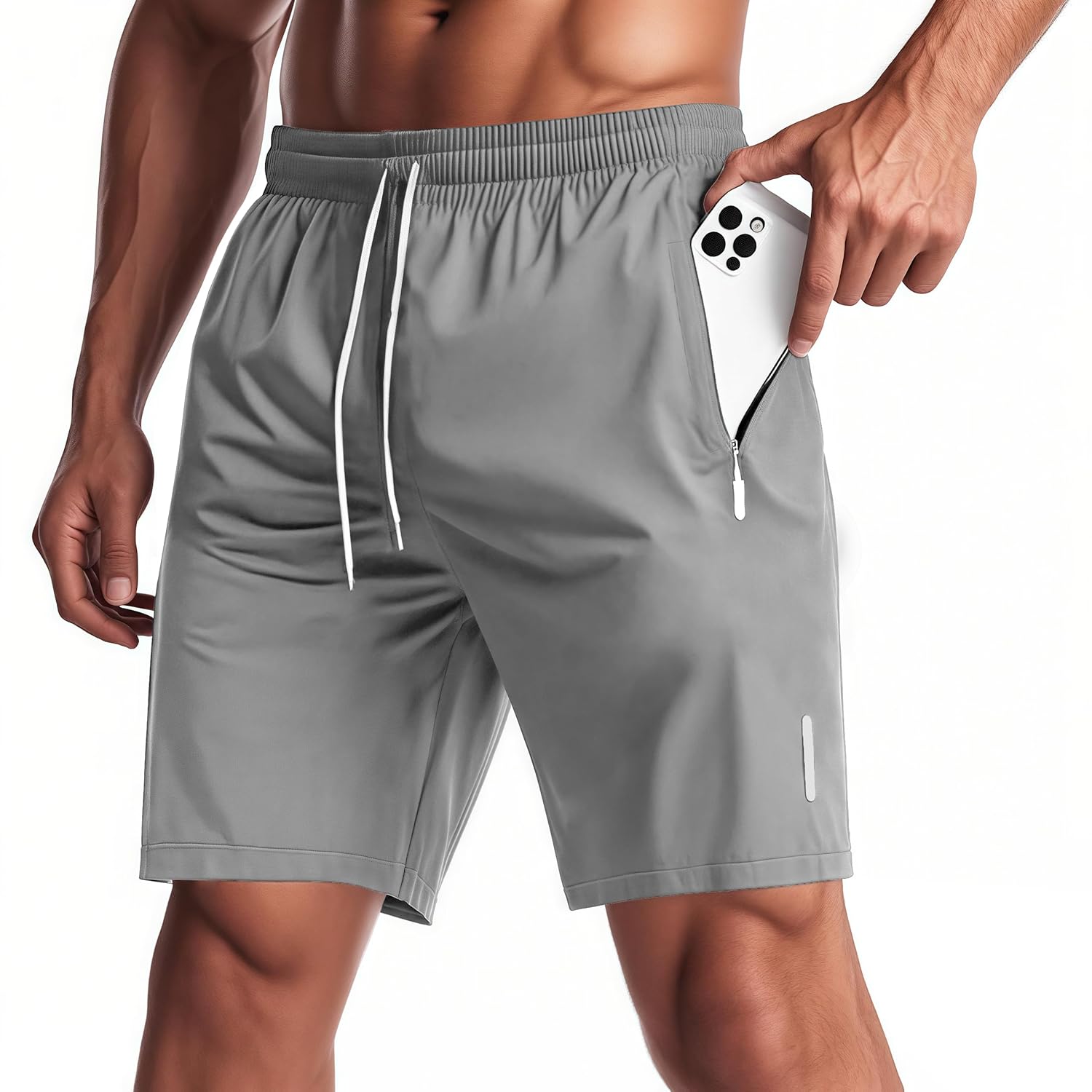 Short esportivo masculino de secagem rápida, leve, esportivo, academia, bolsos com zíper para uso diário em promoção! Veja a oferta e mais achadinhos de Shorts & Bermudas 8 Hoje é o melhor dia para comprar Short esportivo masculino de secagem rápida, leve, esportivo, academia, bolsos com zíper para uso diário com aquele preço maroto! Promoção! Aproveite a oferta! 8