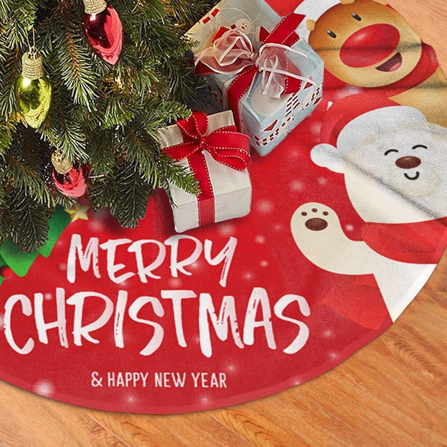 Amazon Co Jp Sumiluochen クリスマスツリースカート メリークリスマスとハッピーニューイヤー ホームデコレーション ホリデーパーティツリーマット 35インチ クリスマスツリーオフィスフェスティブデコレーション おもちゃ Amazon Co Jp Sumiluochen クリスマスツリースカート メリークリスマスとハッピーニューイヤー ホームデコレーション ホリデーパーティツリーマット 35インチ クリスマスツリーオフィスフェスティブデコレーション おもちゃ