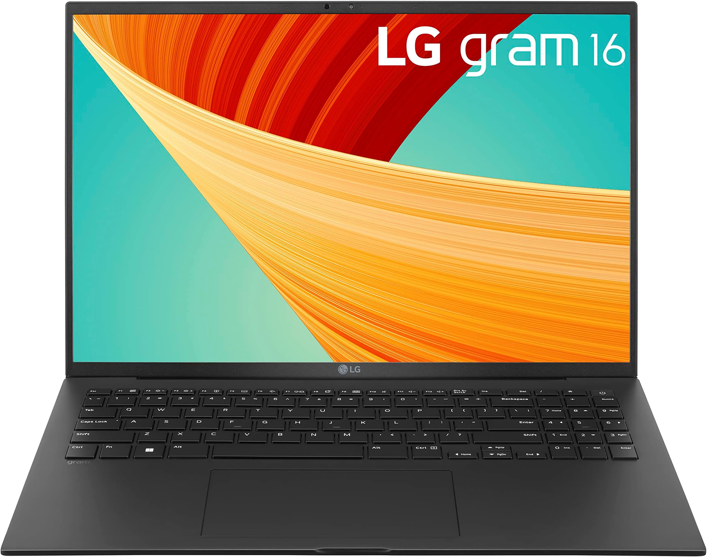 gram 16” Lightweight Laptop, Intel 13th Gen Core i7 Evo Platform, Windows 11 Home, 16GB RAM, 512GB SSD, Black