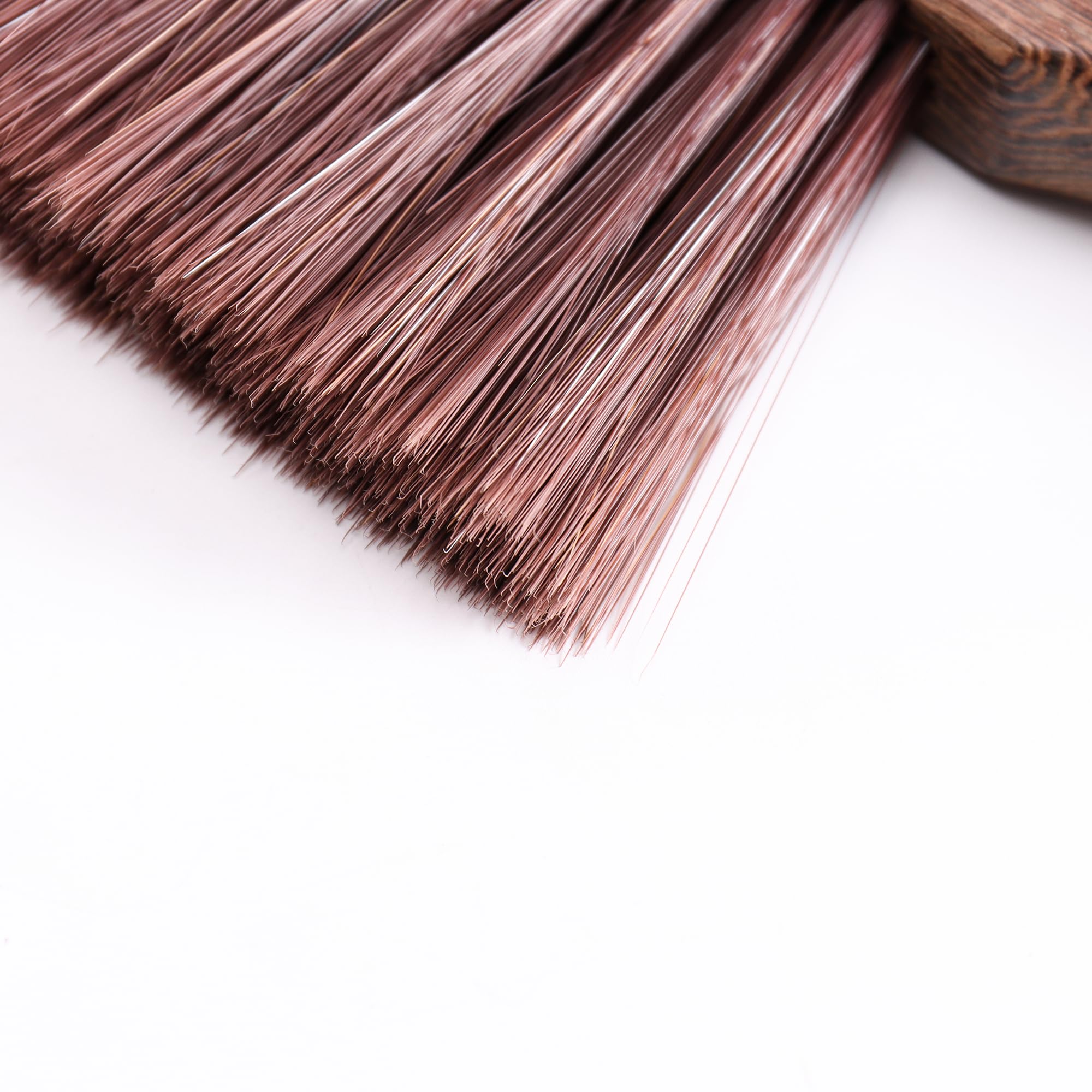 Engraved Handcrafted Brush Broom Natural Wood Handle Soft Bristles for Gentle Cleaning Home Car Desktop Office Couch Eco-friendly Natural Wood Portable Housewarming Gift Personalized