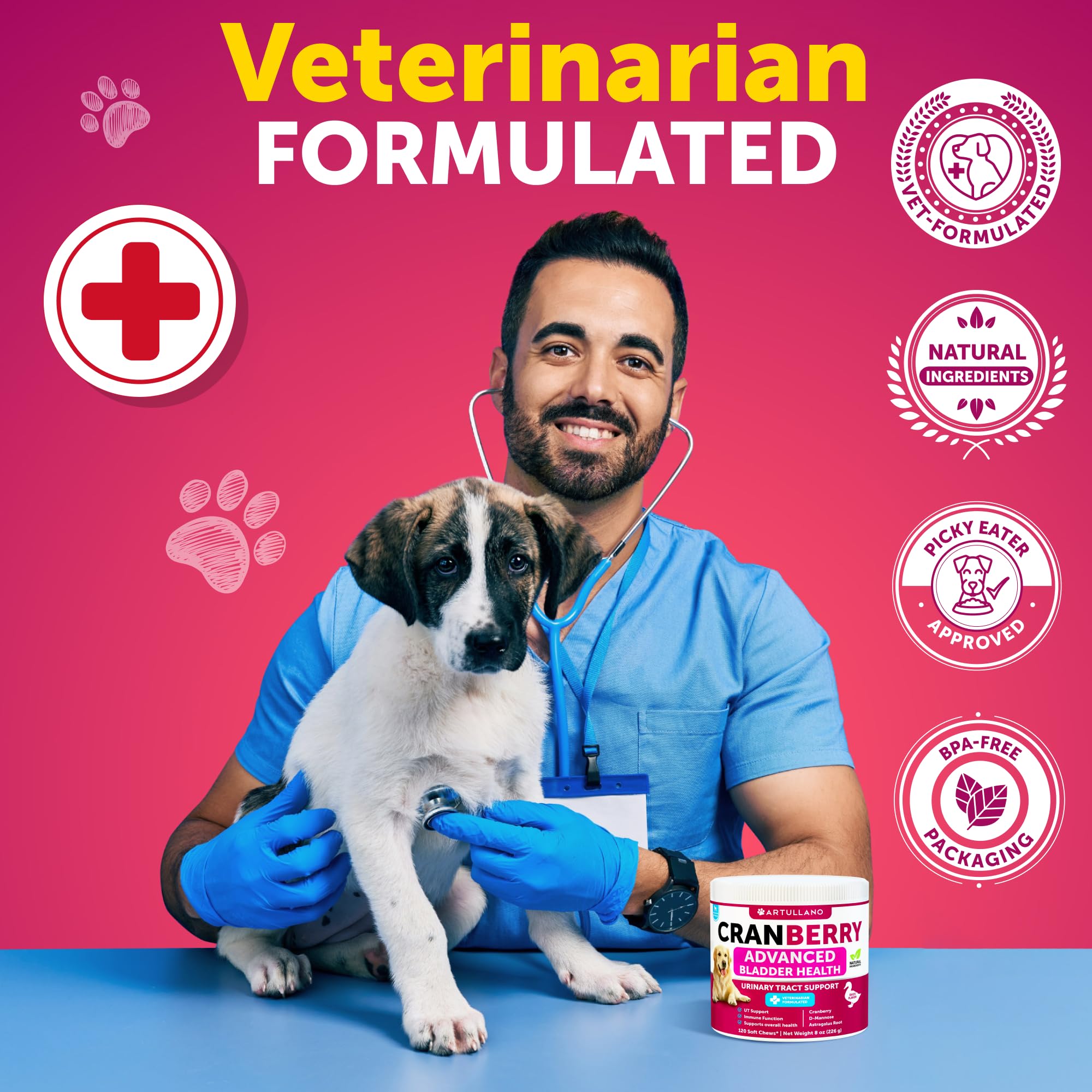Cranberry Chews for Dogs - Dog Cranberry Supplement for Urinary Health — Amazon image 6